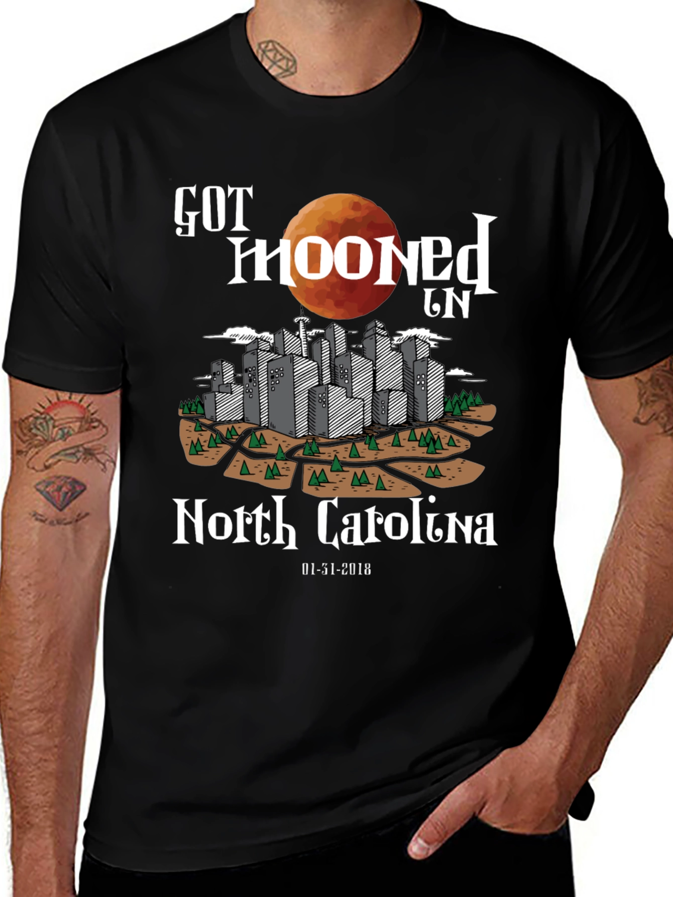 Got Mooned in North Carolina T-Shirt