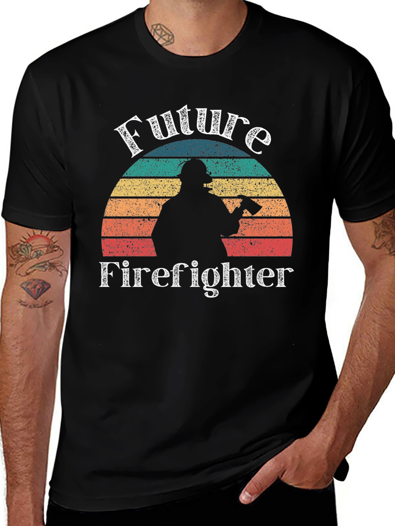 Variant 22 of Future Firefighter Graphic T-Shirt