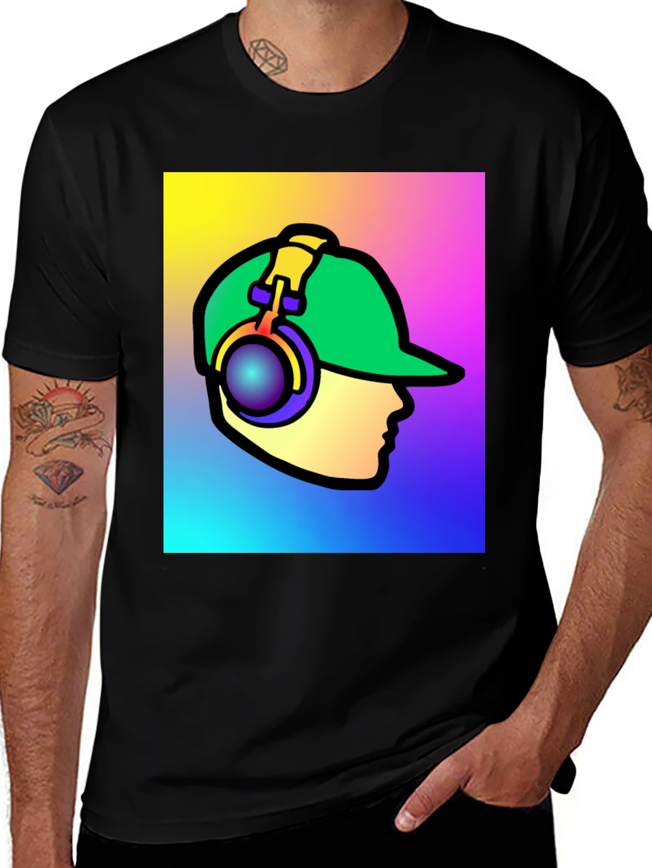 Variant 8 of Retro Vibe T-Shirt - Music Lover Design