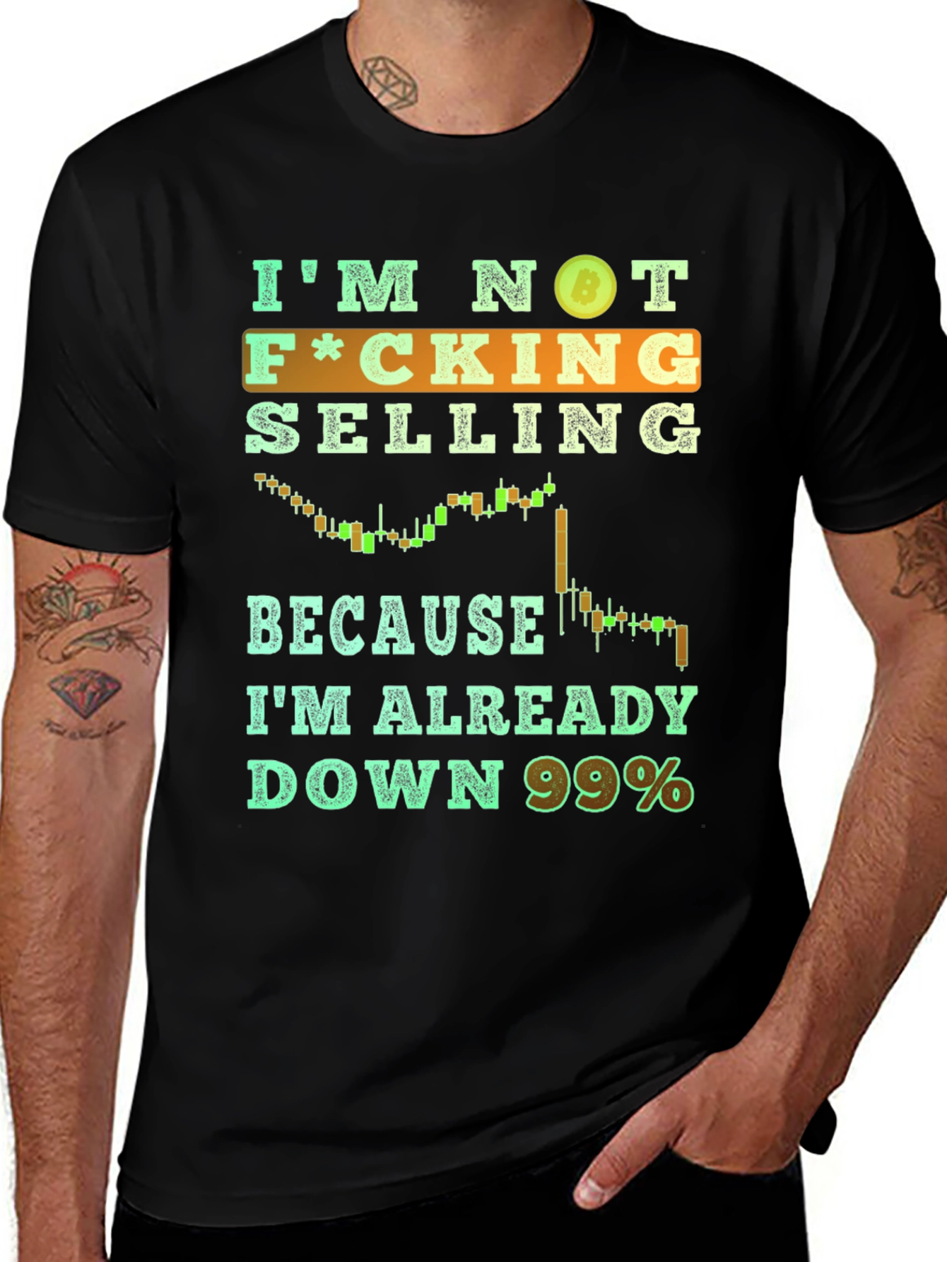 Variant 21 of I'm Not Selling Crypto T-Shirt