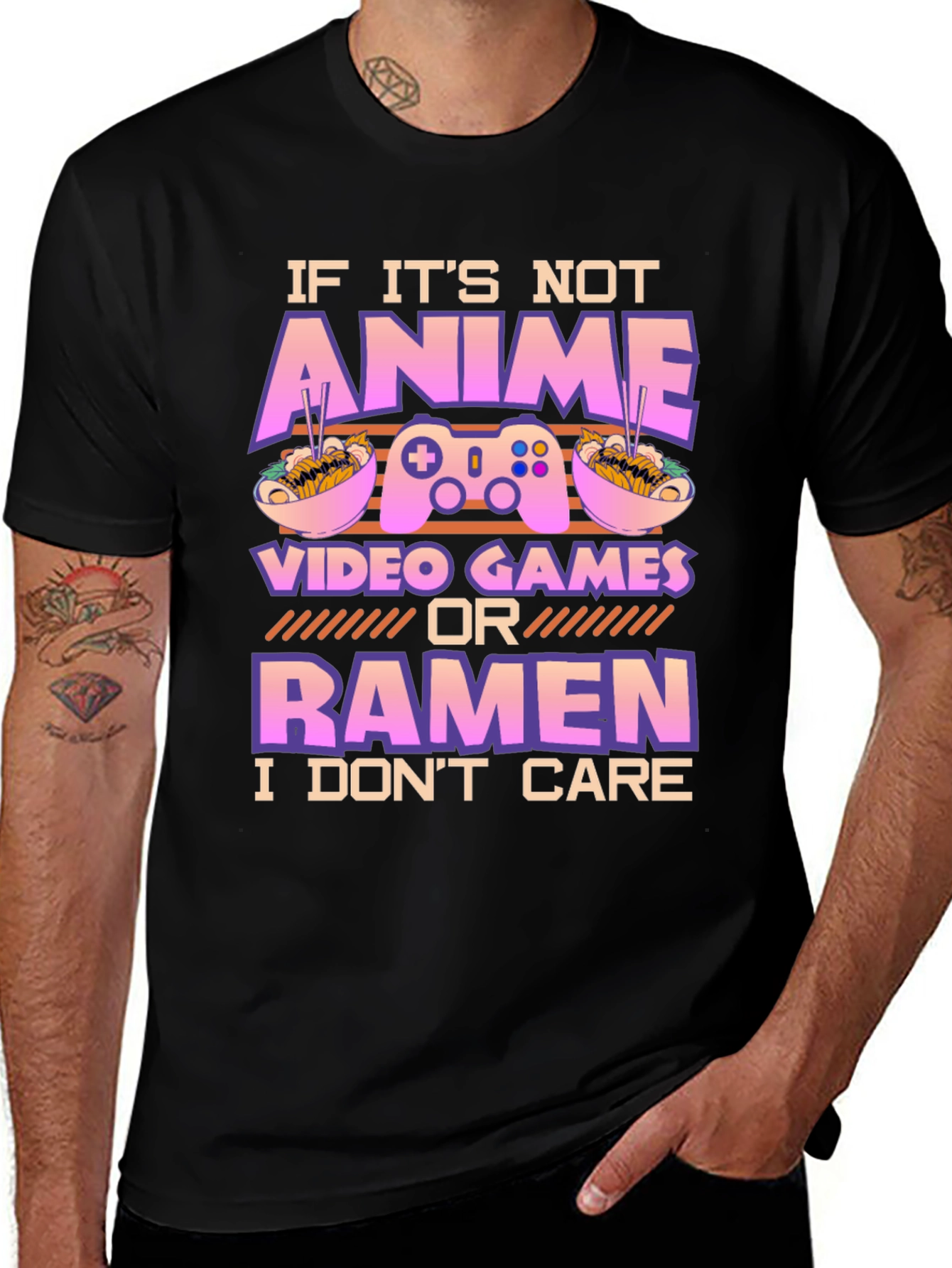Variant 30 of Anime Video Games Ramen T-Shirt