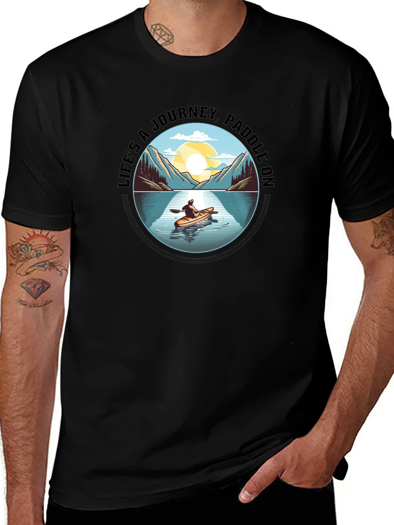 Variant 9 of Paddle On Journey Graphic Tee