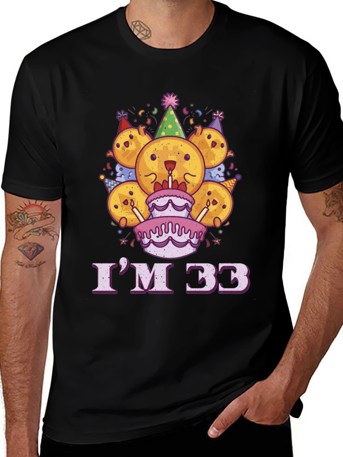 Variant 23 of I'm 33 Birthday Bear T-Shirt