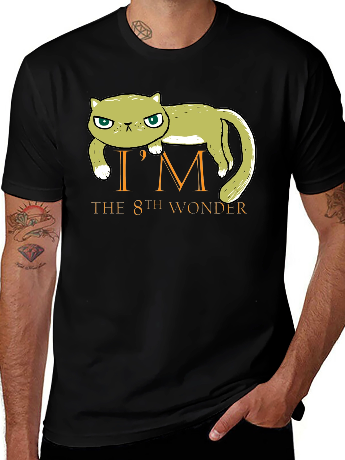 Variant 3 of I'm The 8th Wonder Cat Graphic T-Shirt