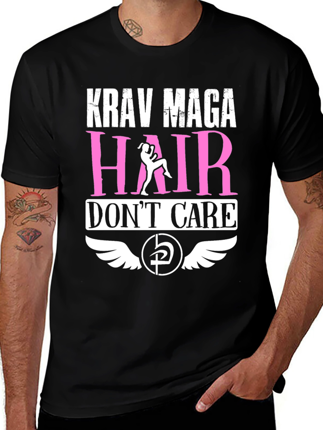 Krav Maga Hair Don't Care T-Shirt Martial Arts