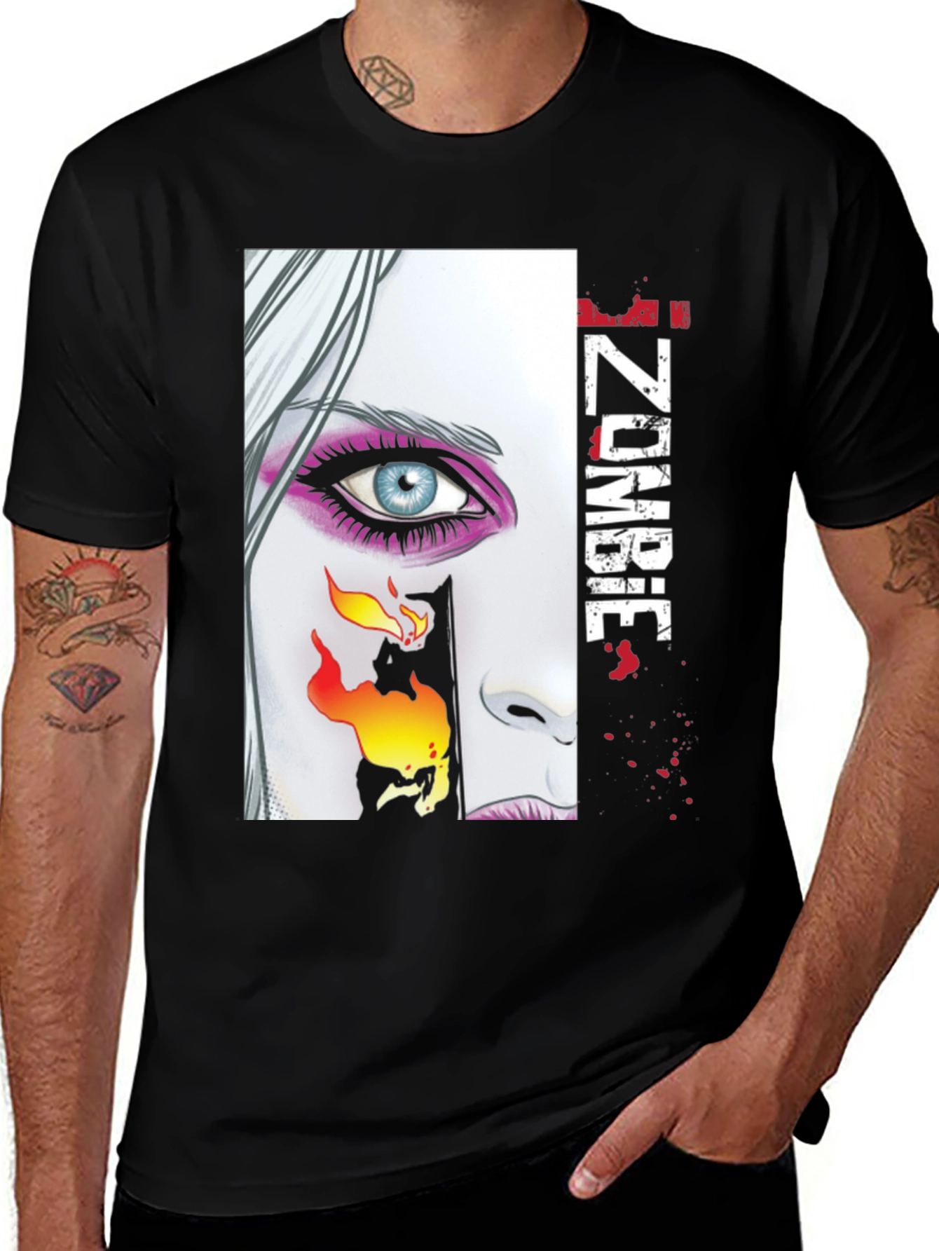Variant 16 of IZombie Graphic Print Black T-Shirt