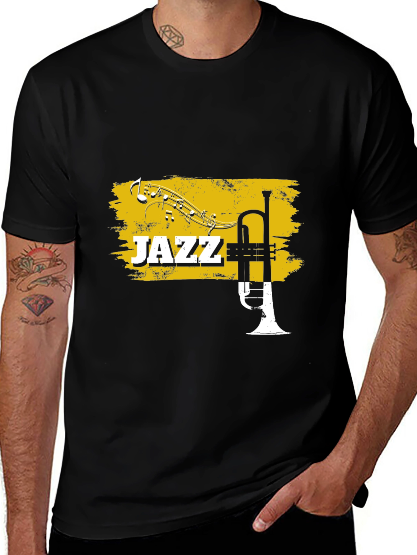 Variant 15 of Black Jazz Music Graphic Tee