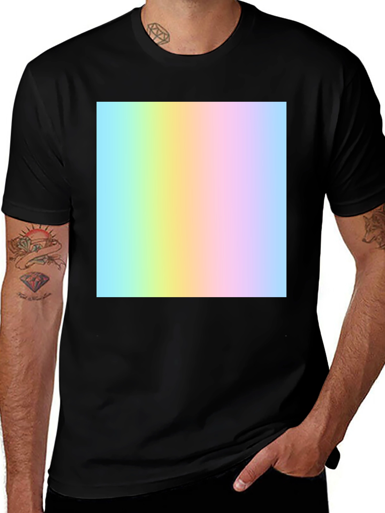 Variant 11 of Pastel Gradient T-Shirt
