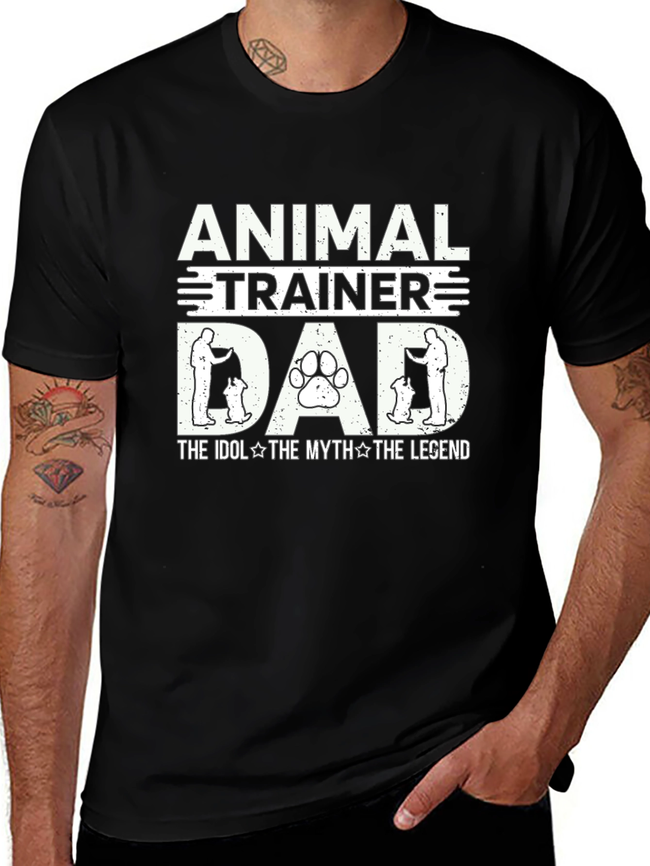 Variant 10 of Animal Trainer Dad T-Shirt