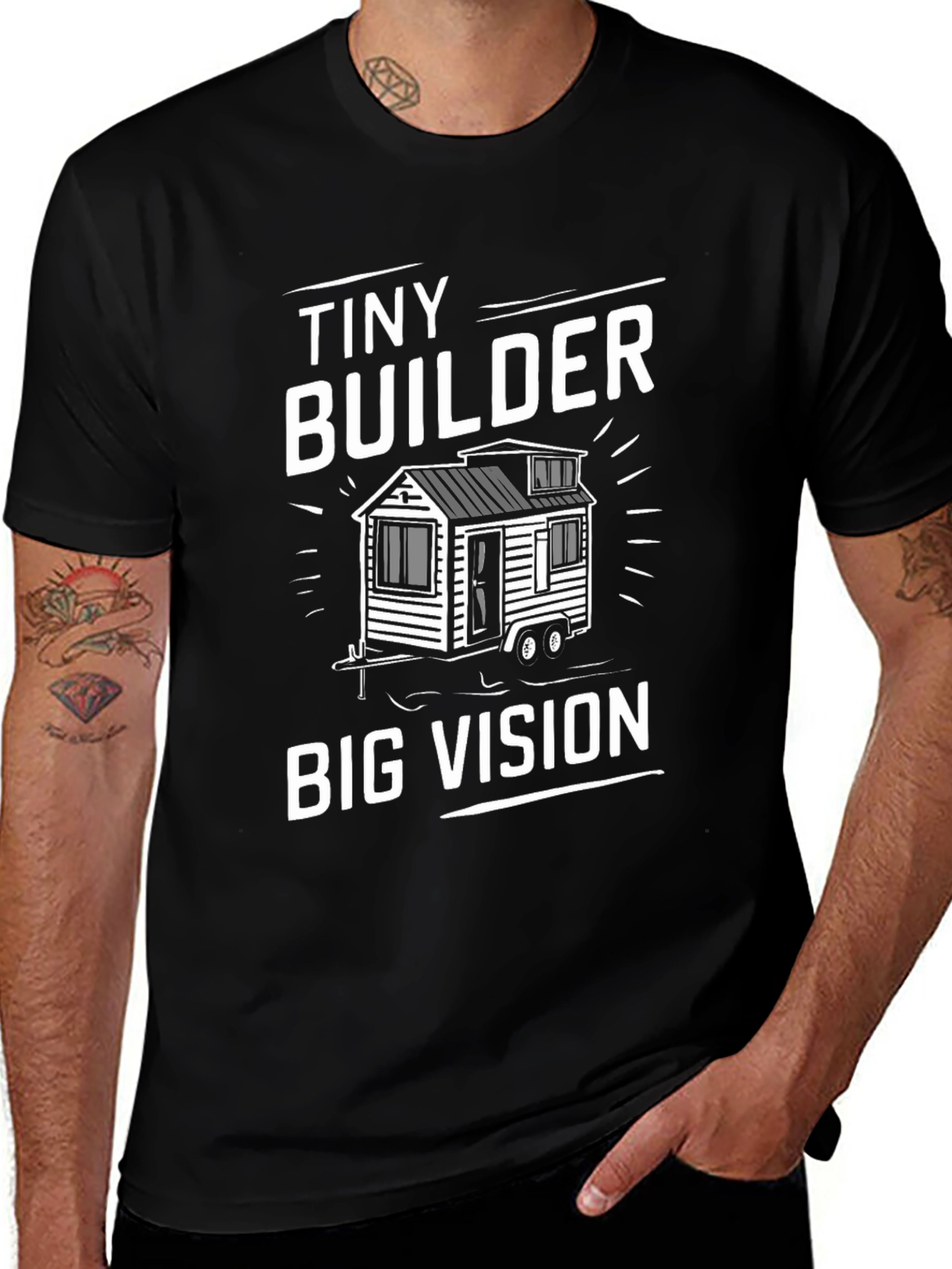 Variant 5 of Tiny Builder Big Vision Graphic T-Shirt