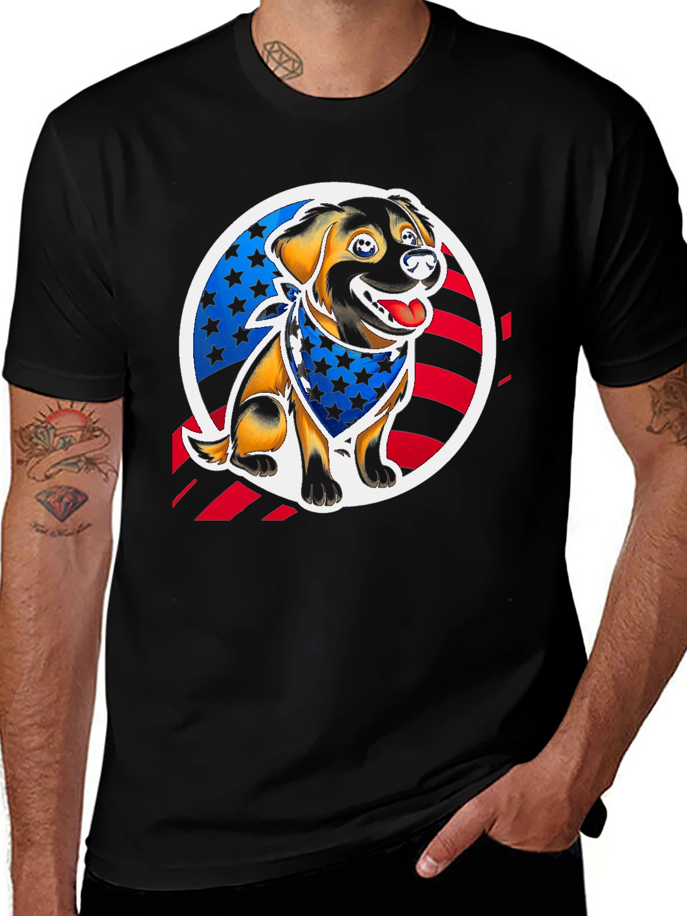 Variant 6 of Patriotic Pup T-Shirt