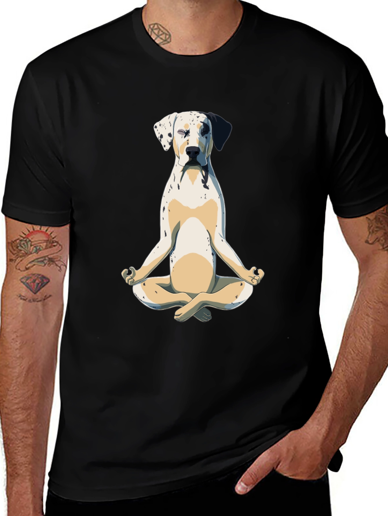 Variant 14 of Yoga Dog T-Shirt - Relaxed Canine Tee