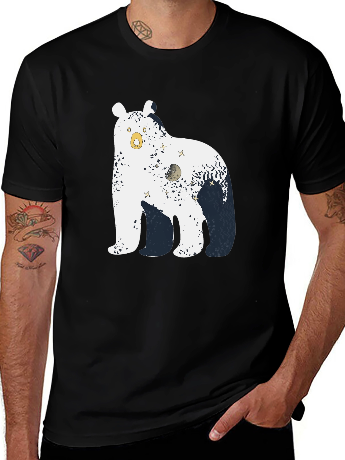 Variant 12 of Bear Celestial Graphic T-Shirt