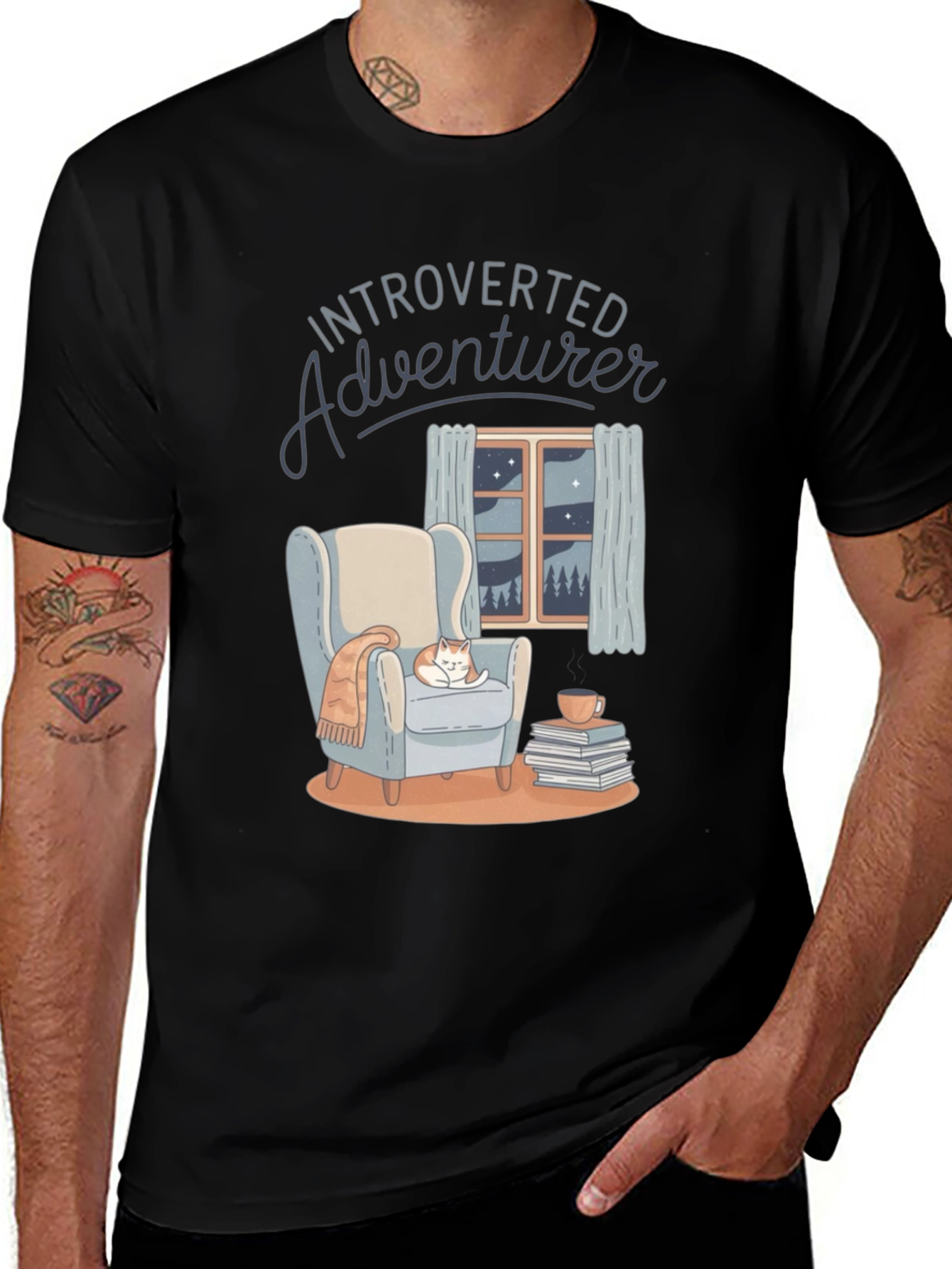 Introverted Adventurer Comfort Graphic Tee