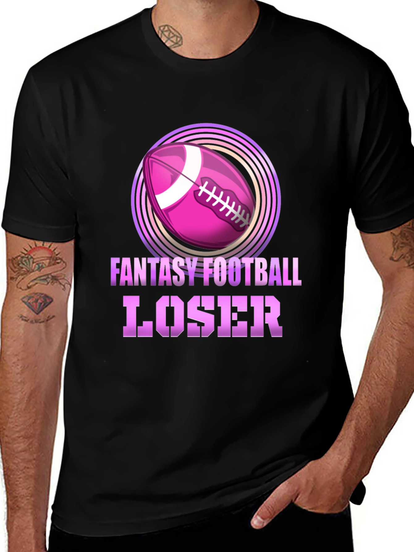 Variant 9 of Fantasy Football Loser T-Shirt