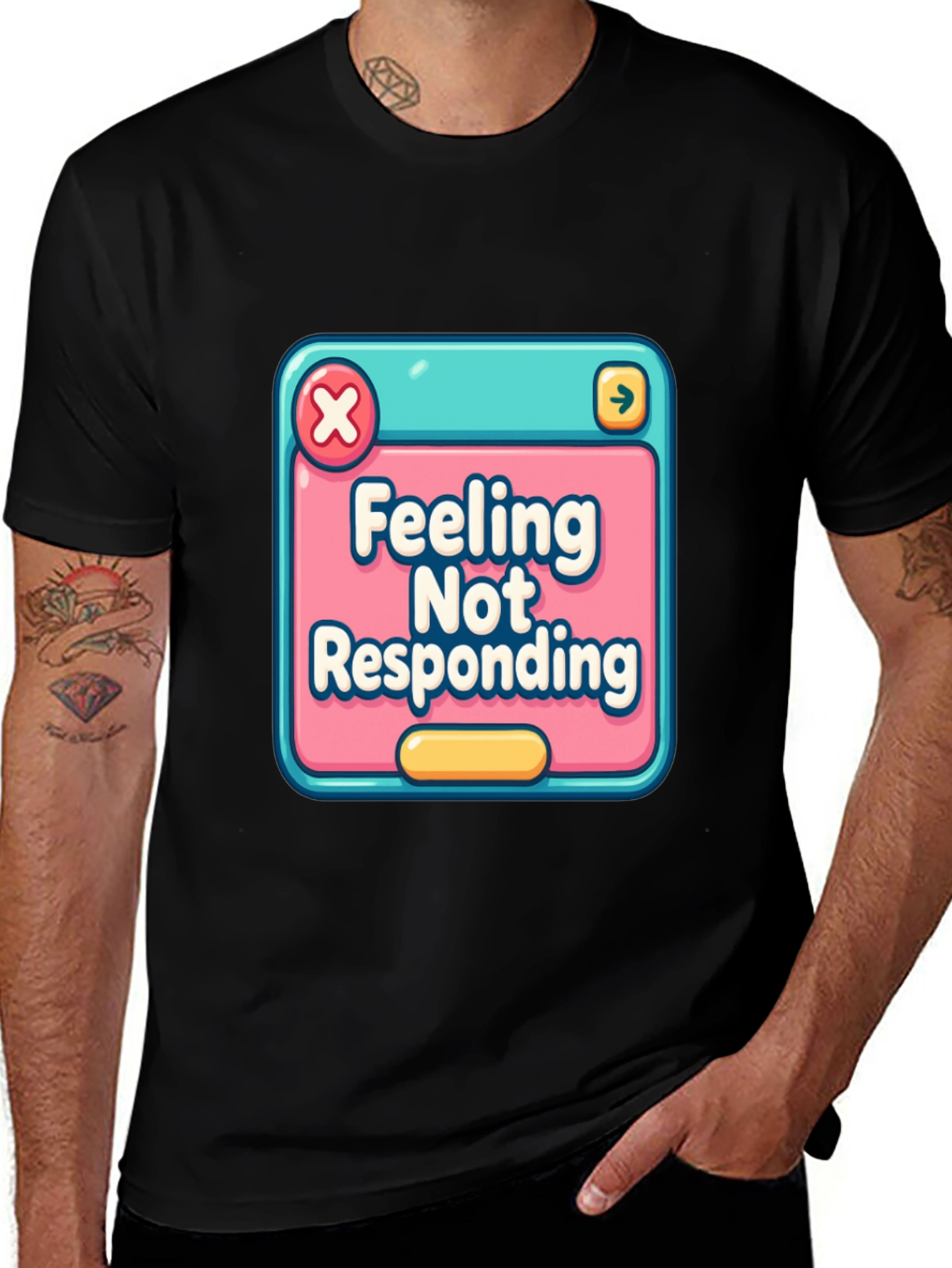 Variant 28 of Feeling Not Responding Graphic Tee