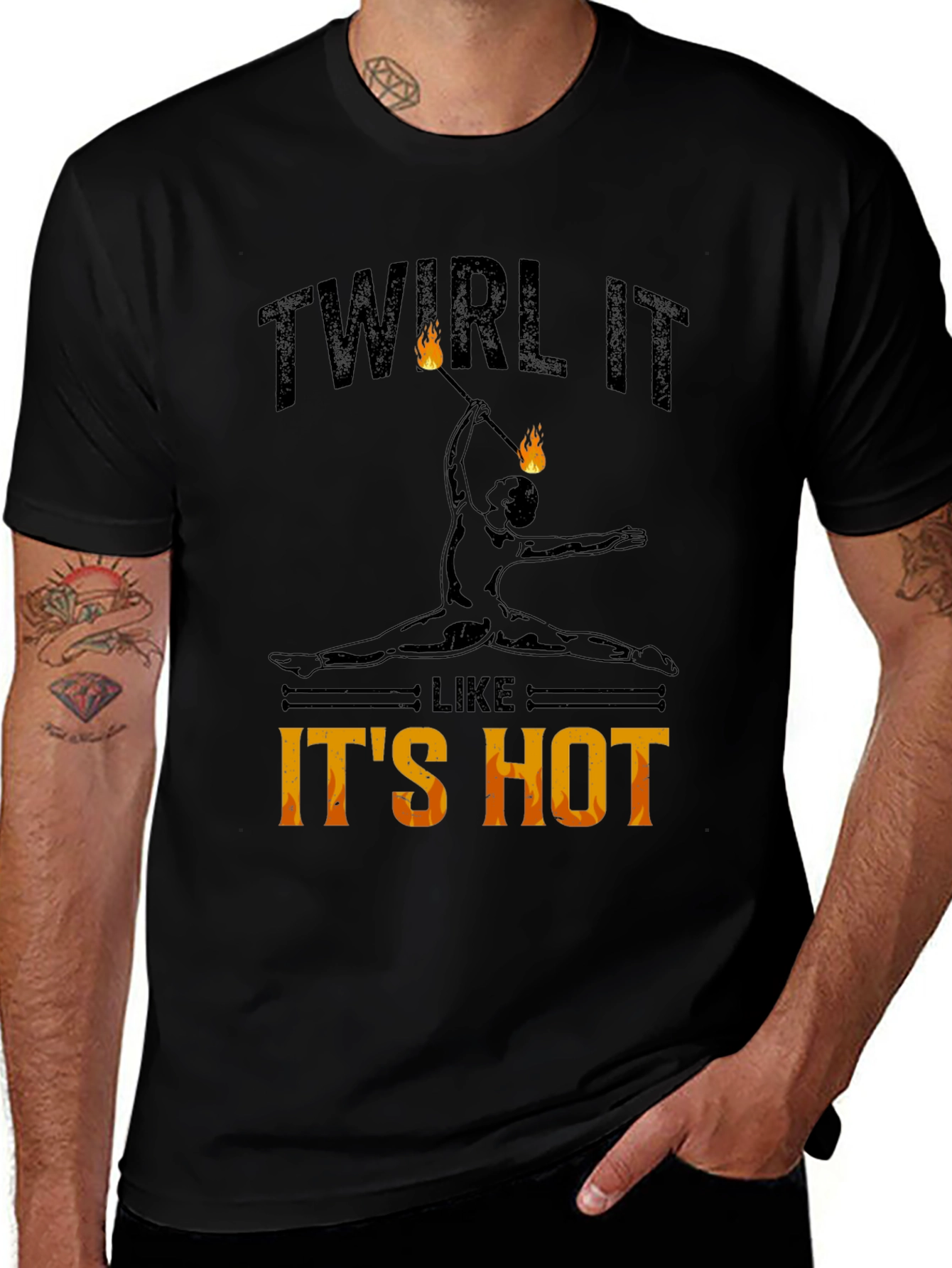 Variant 17 of Twirl It Like It's Hot T-Shirt