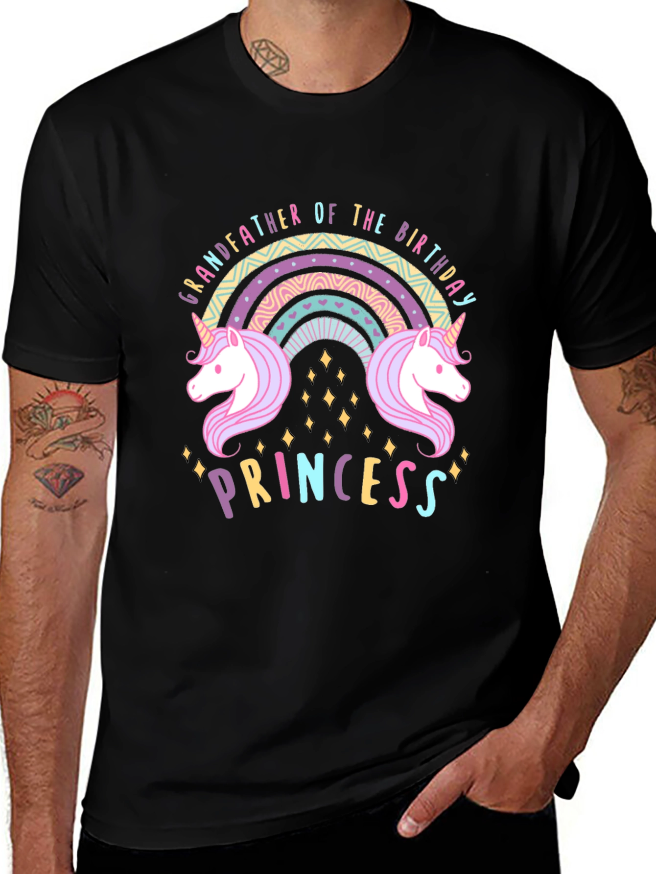 Variant 25 of Grandfather of the Birthday Princess T-Shirt