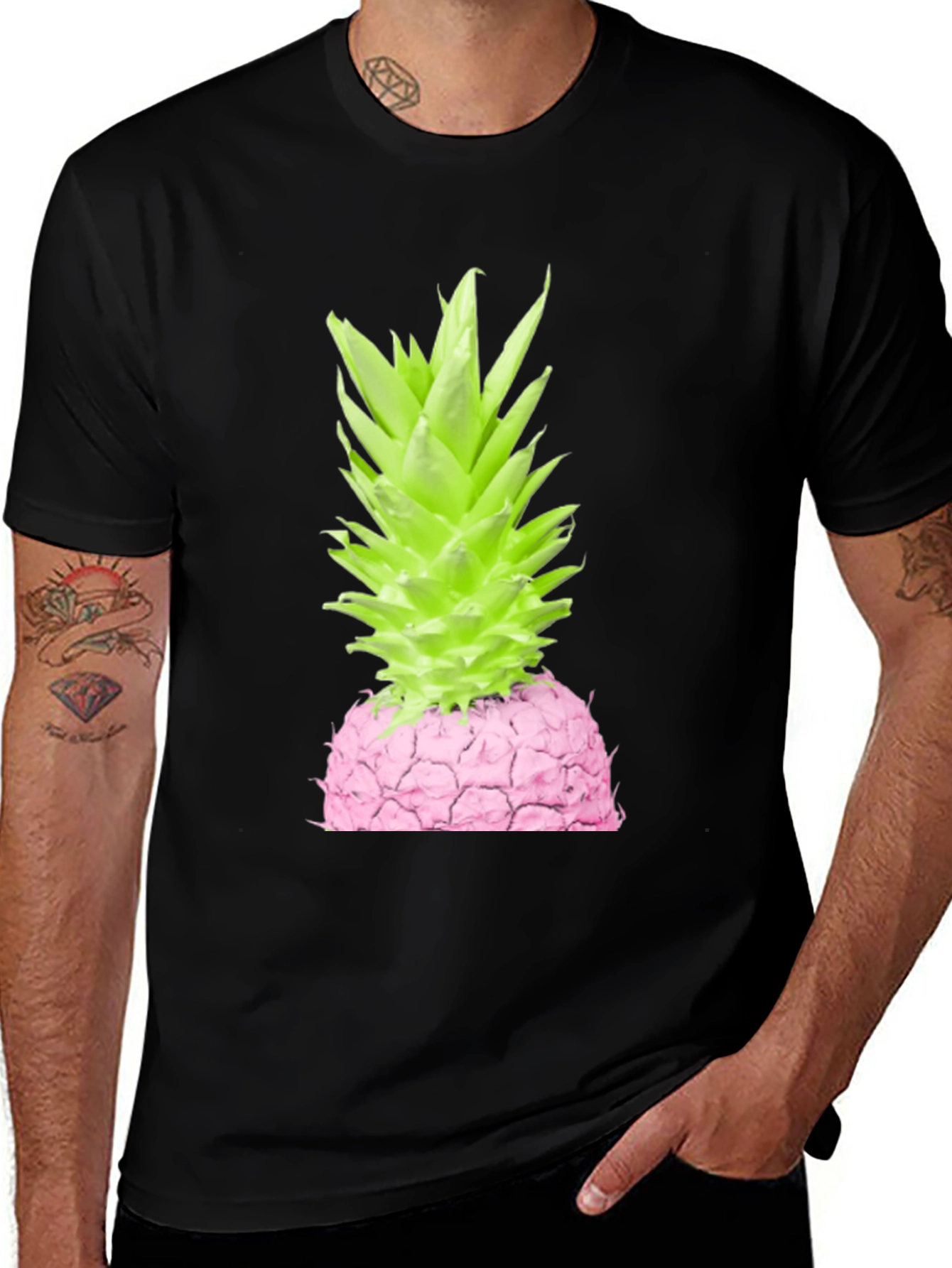 Variant 16 of Pink Pineapple Graphic Tee