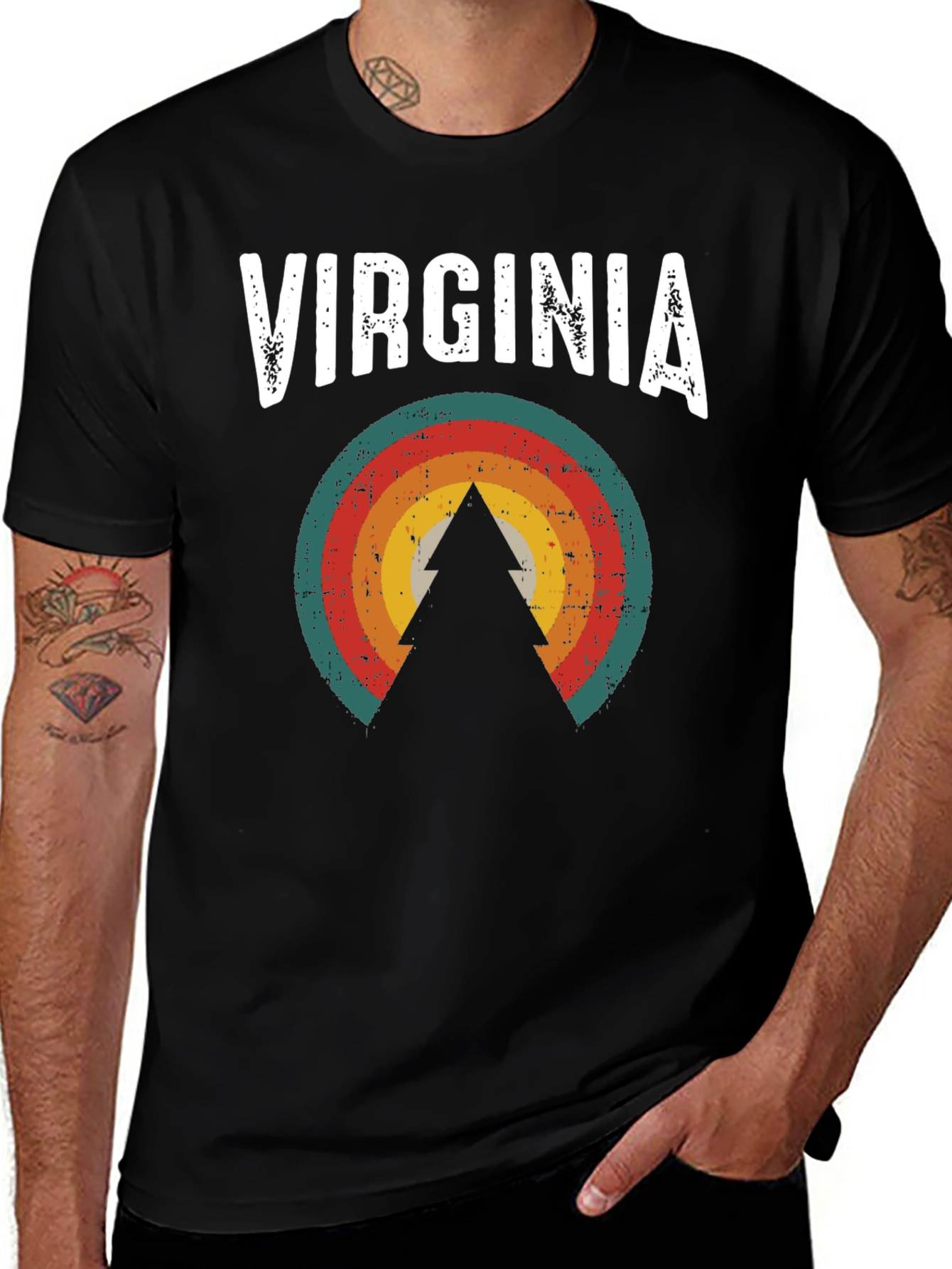 Vintage Virginia Graphic Tee - Retro Style