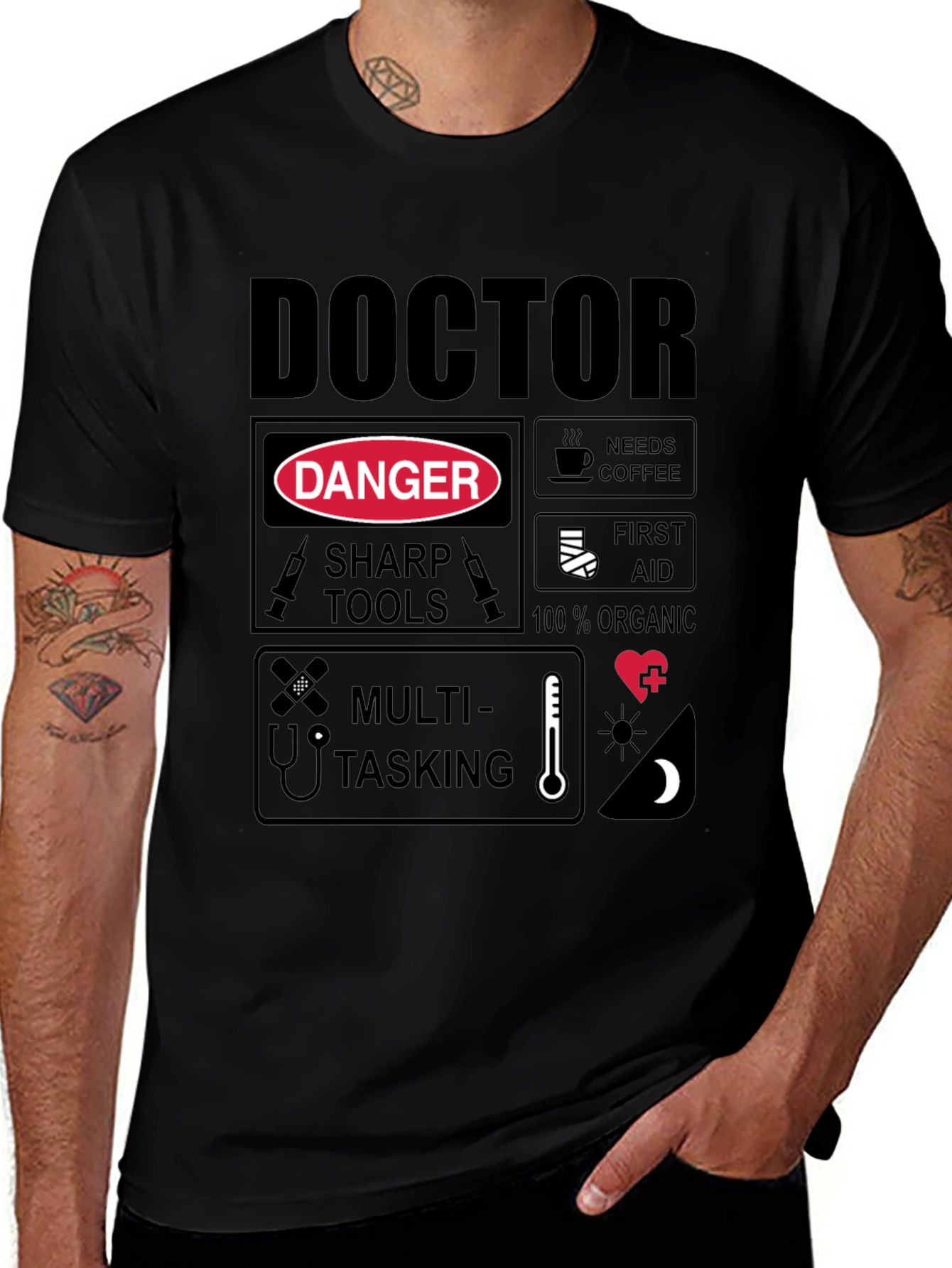 Variant 15 of Doctor Multitasking Graphic Tee