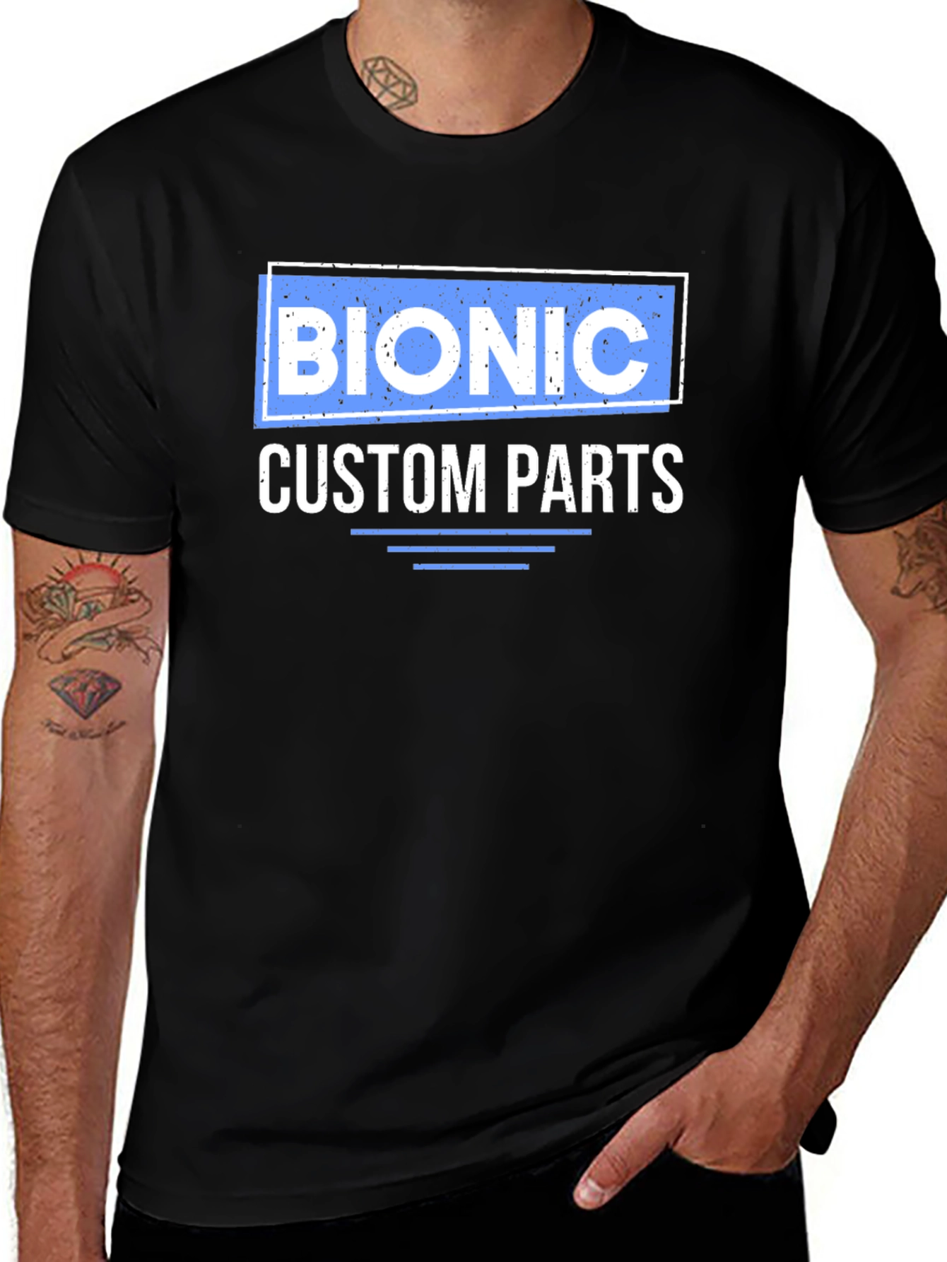Variant 5 of Bionic Custom Parts Black T-Shirt
