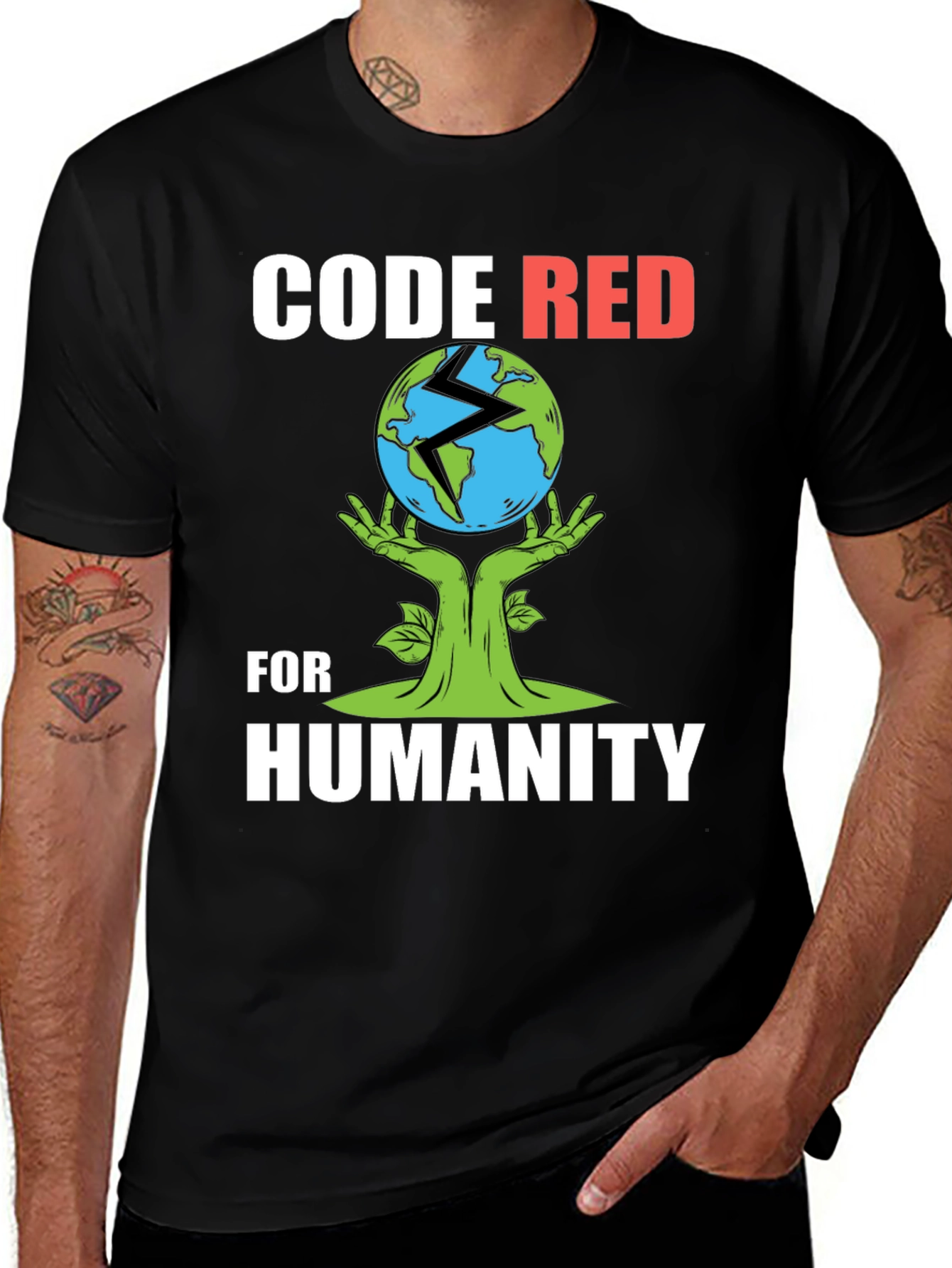 Variant 4 of Code Red for Humanity T-Shirt