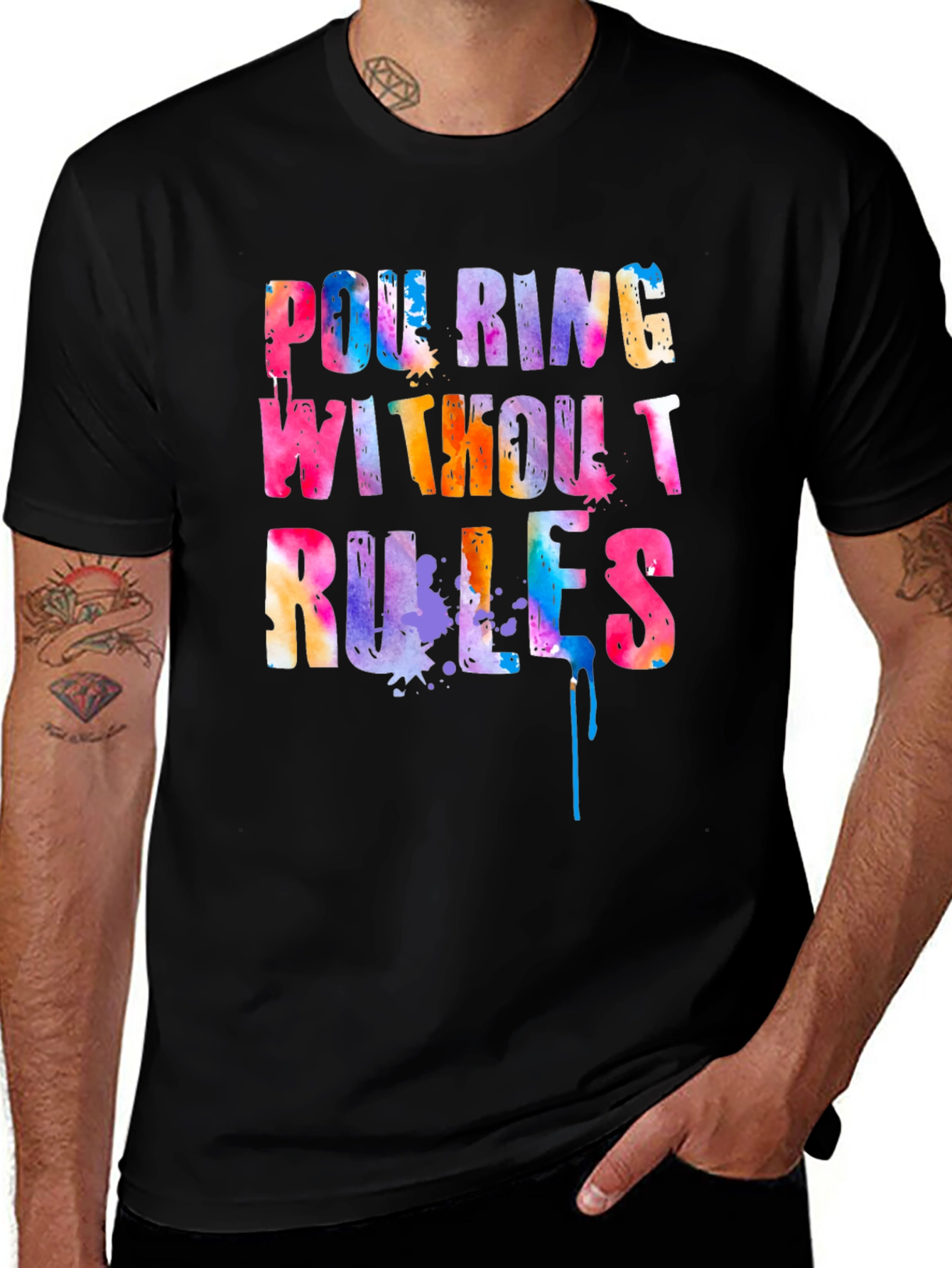 Variant 10 of Pouring Without Rules Graphic Tee