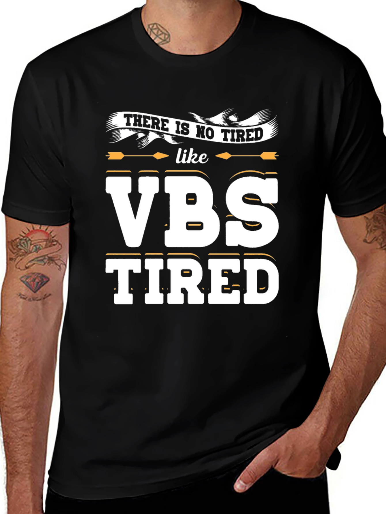 VBS Tired Graphic Tee - Vacation Bible School T-Shirt