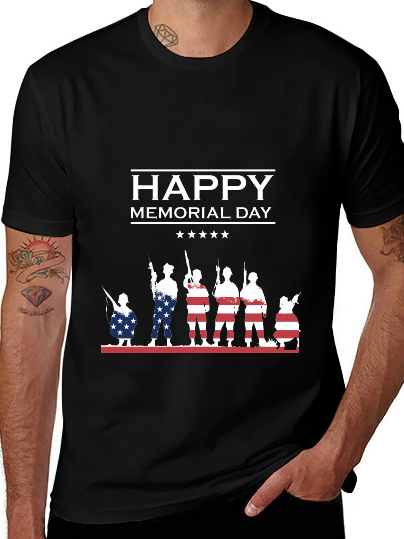 Happy Memorial Day Graphic T-Shirt