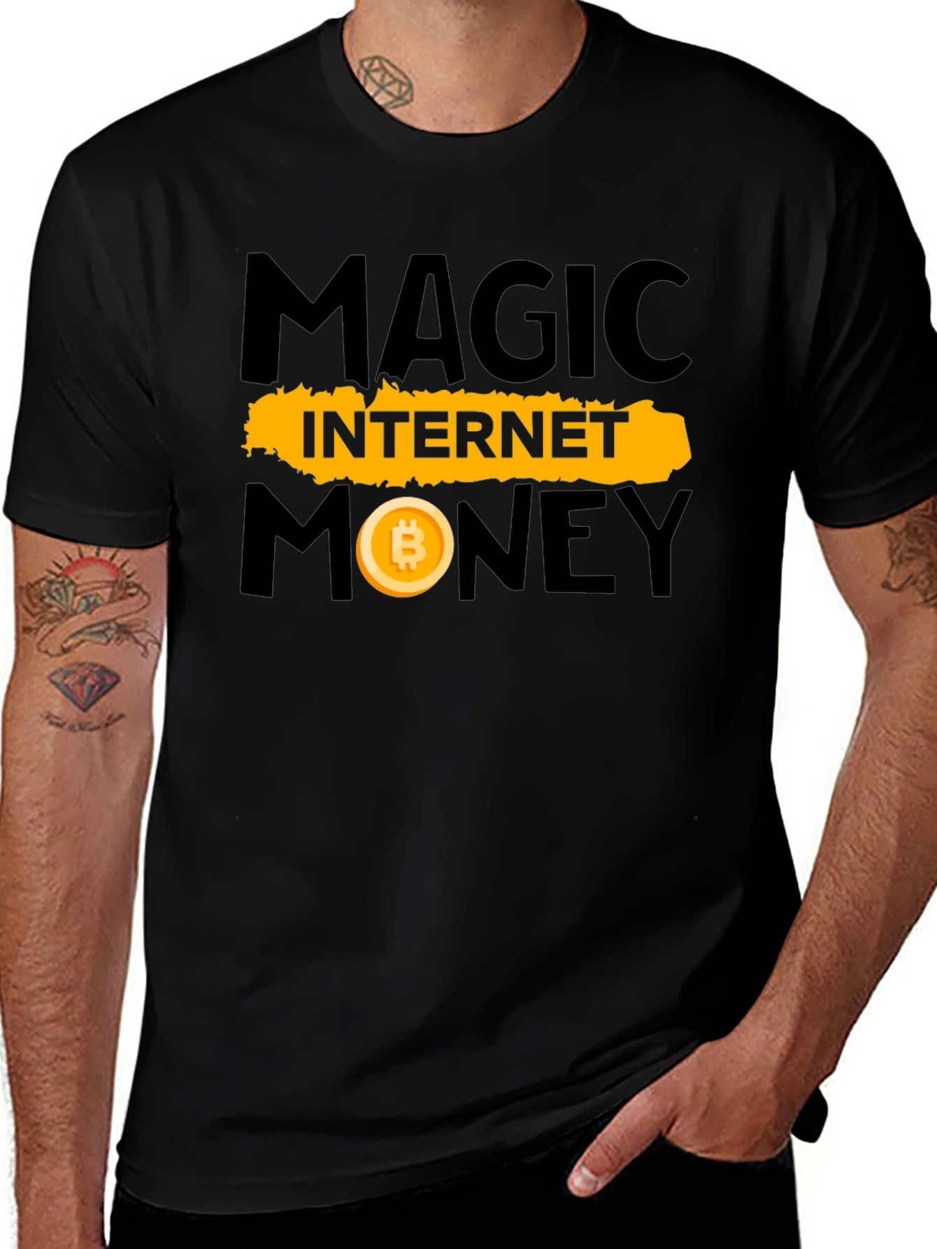 Variant 17 of Magic Internet Money Black Graphic Tee