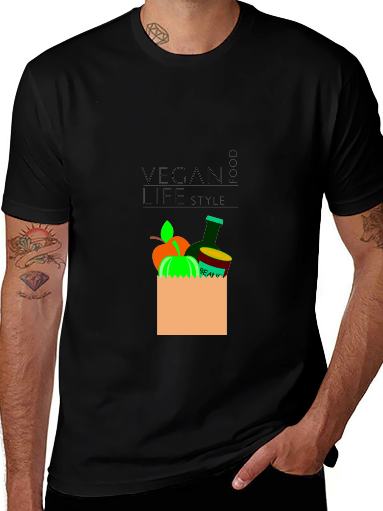 Variant 15 of Vegan Life Style Graphic Tee