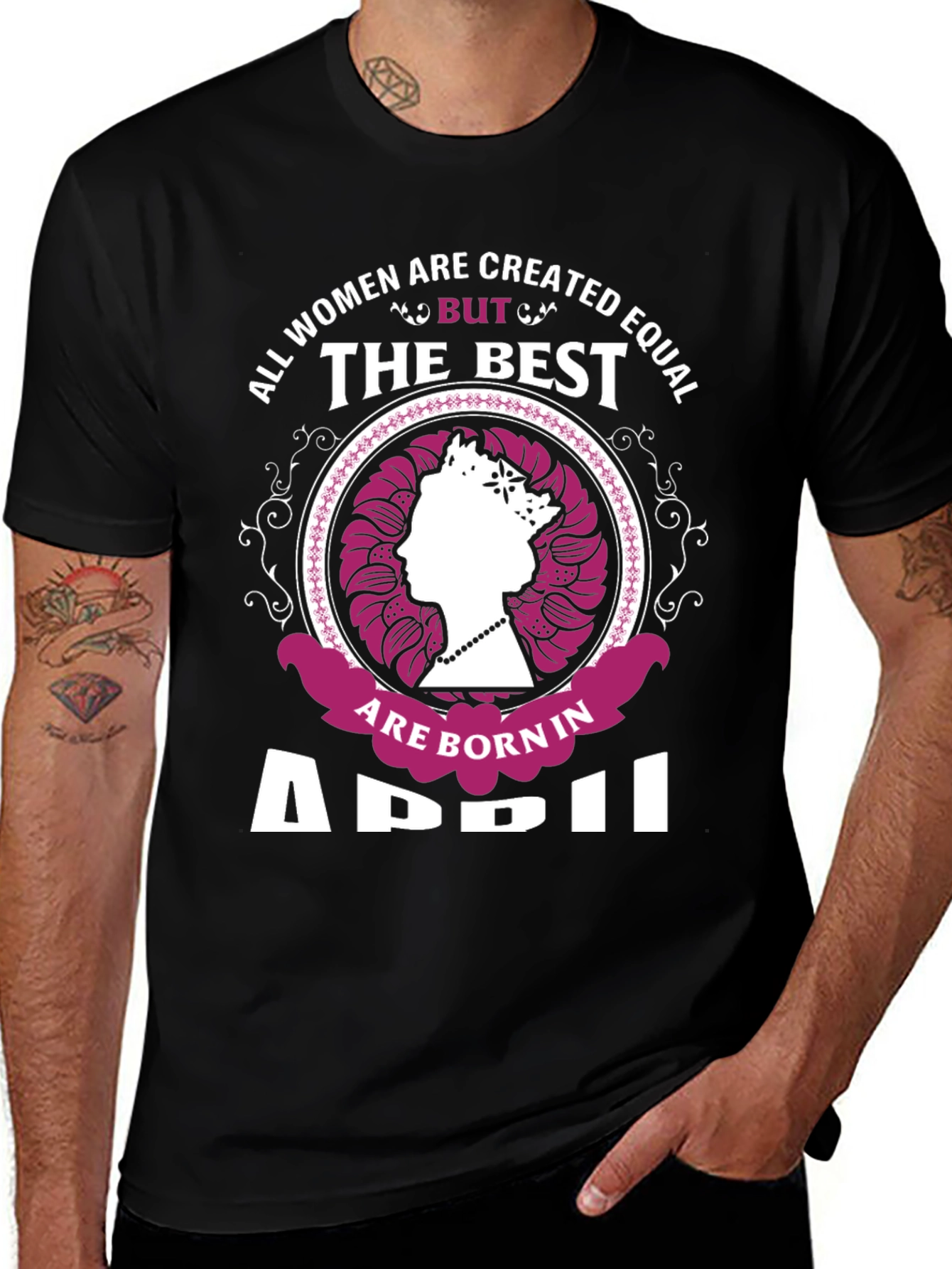 Born in April Women's Graphic Tee