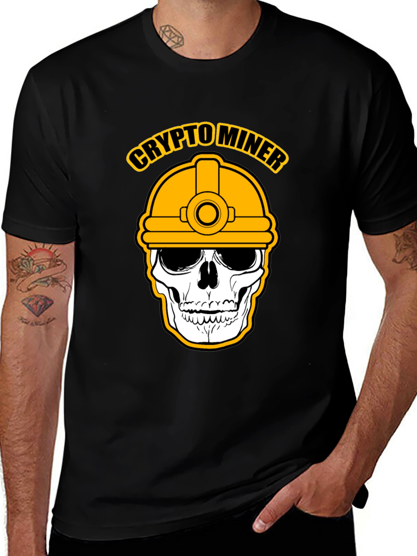 Crypto Miner Skull T-Shirt