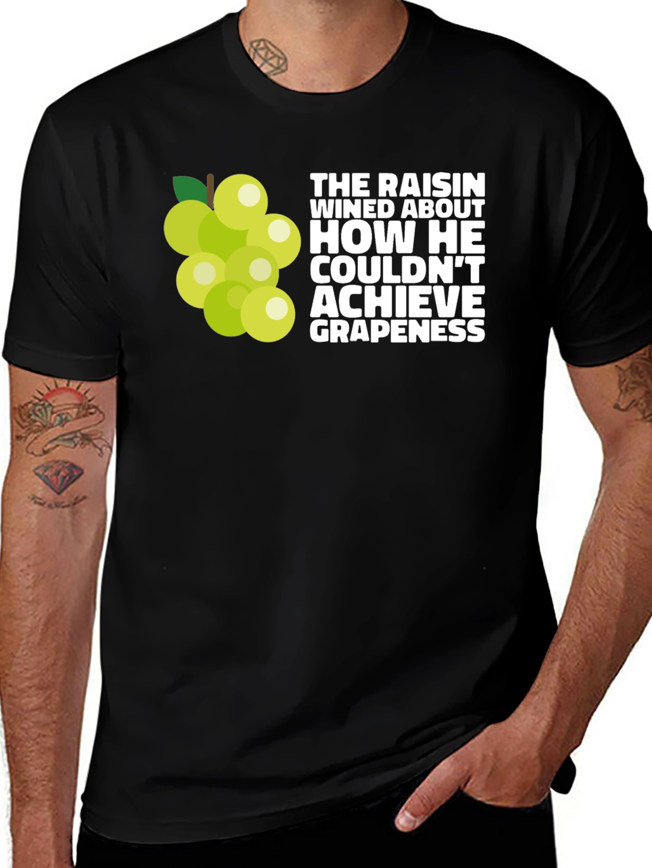 Variant 4 of Funny Raisin Wine Grape T-Shirt