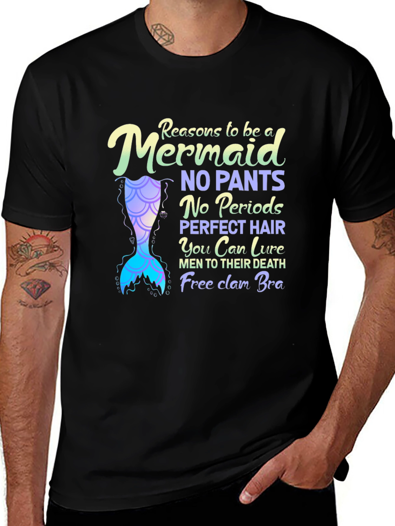 Variant 21 of Reasons to Be a Mermaid T-Shirt
