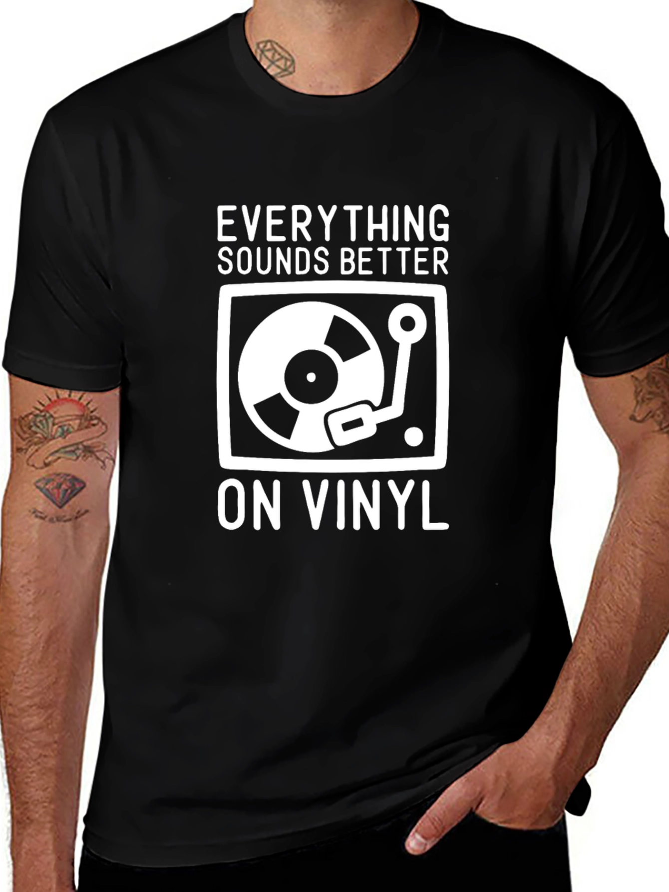 Variant 22 of Everything Sounds Better on Vinyl T-Shirt