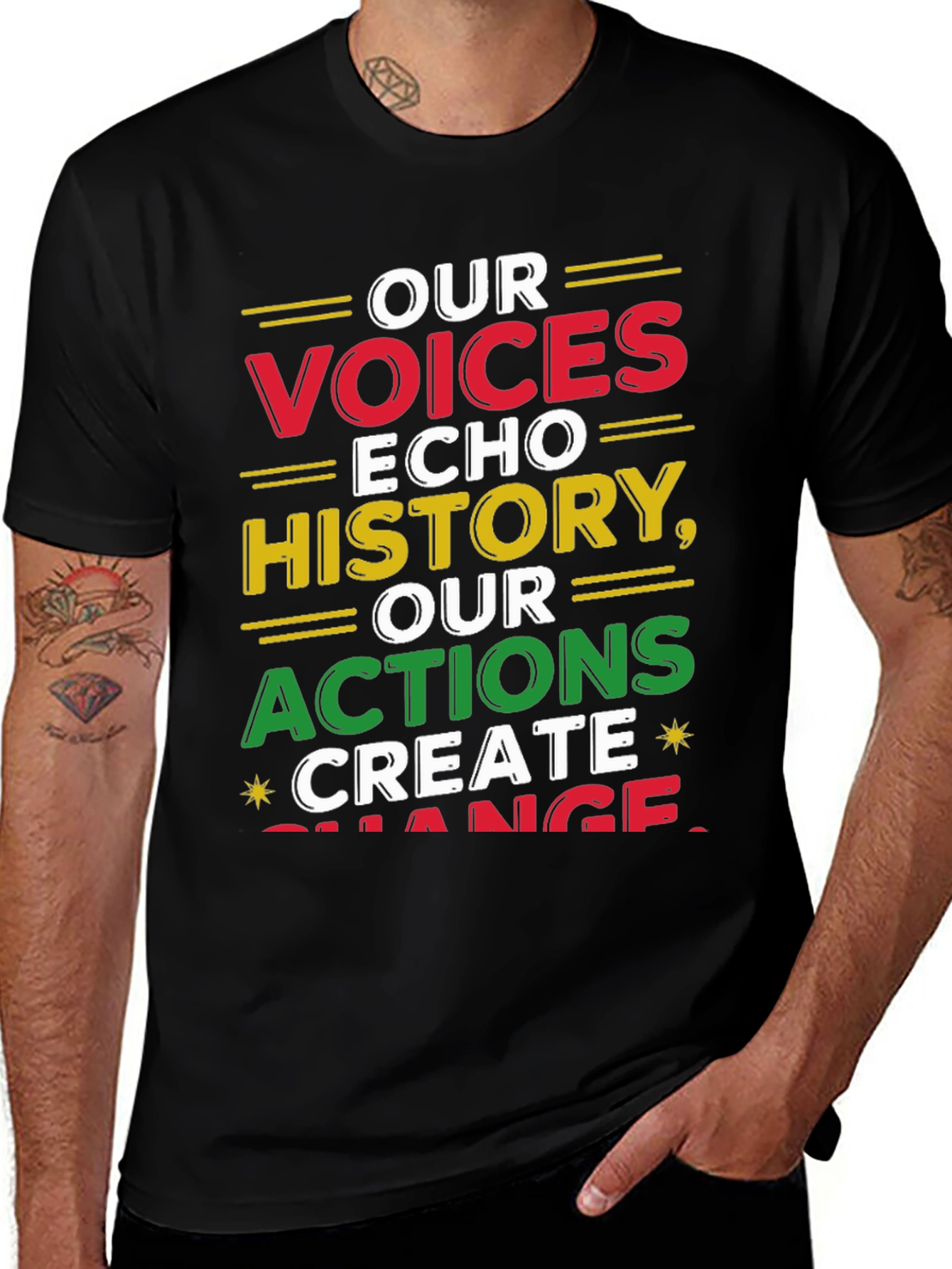Variant 6 of Empowering Voices Echo History T-Shirt