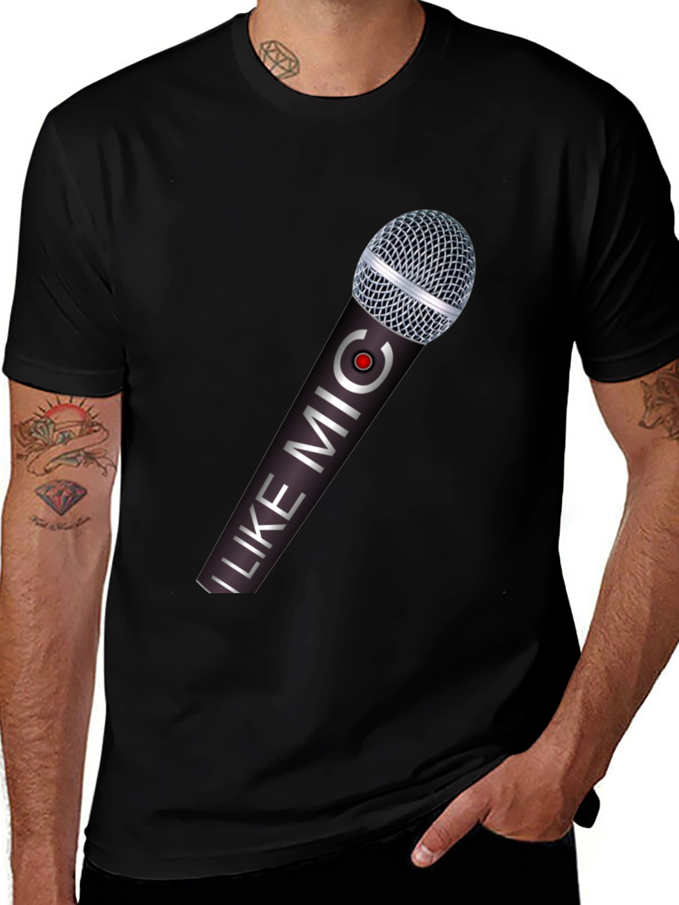 Variant 12 of I Like Mic Graphic T-Shirt