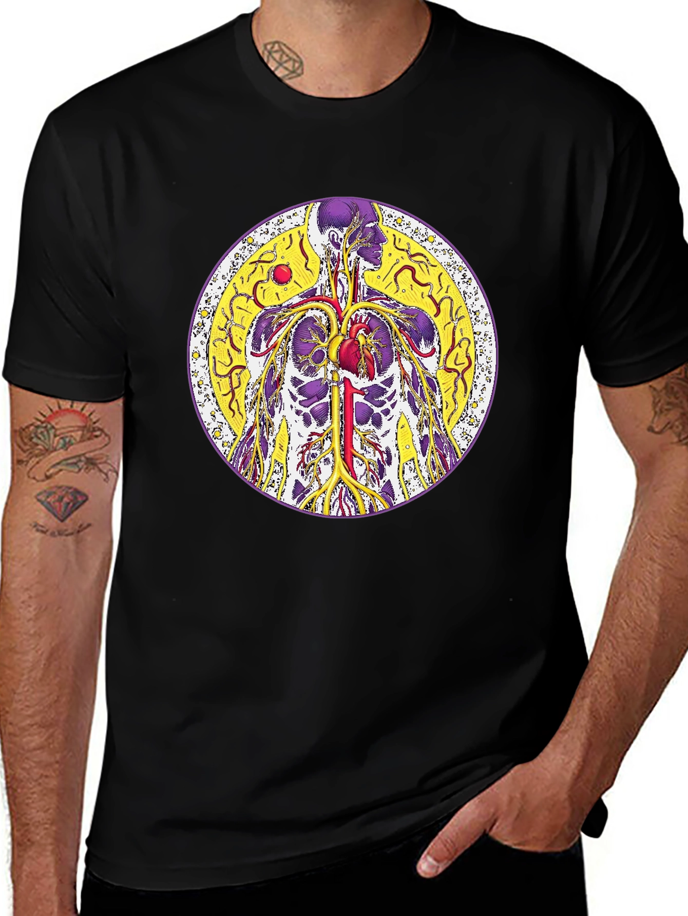 Variant 22 of Anatomical Heart T-Shirt