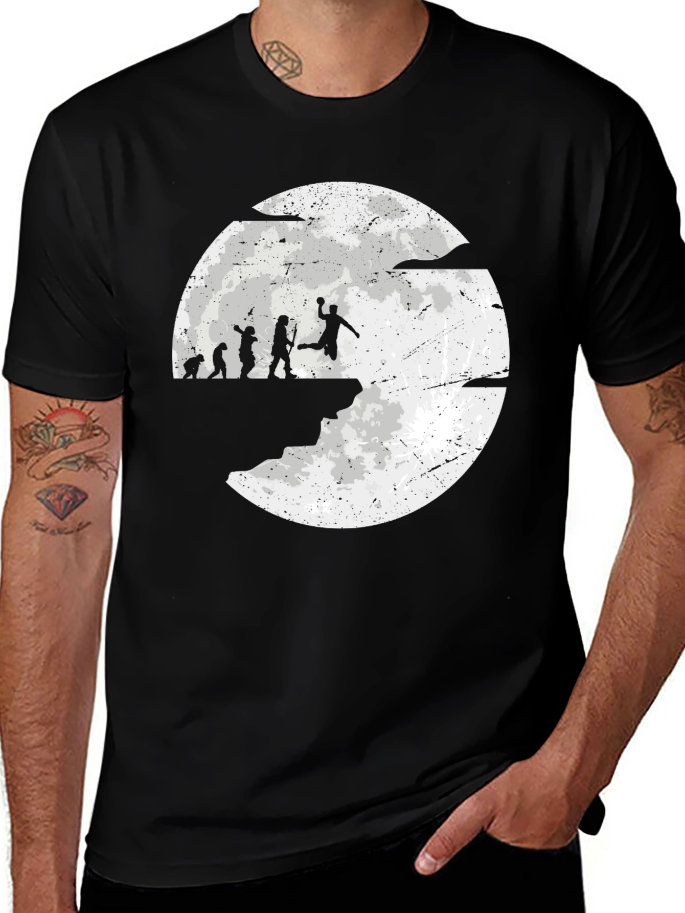 Variant 30 of Handball Evolution Black T-Shirt