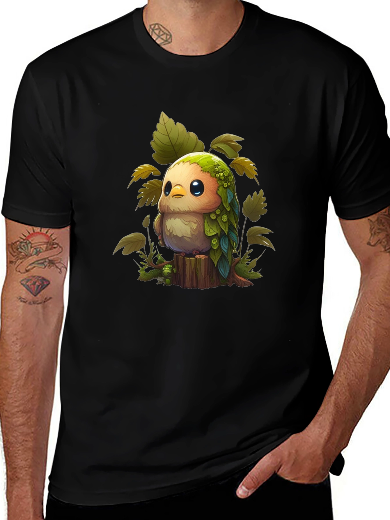 Cute Bird Graphic Tee - Nature Lover T-Shirt