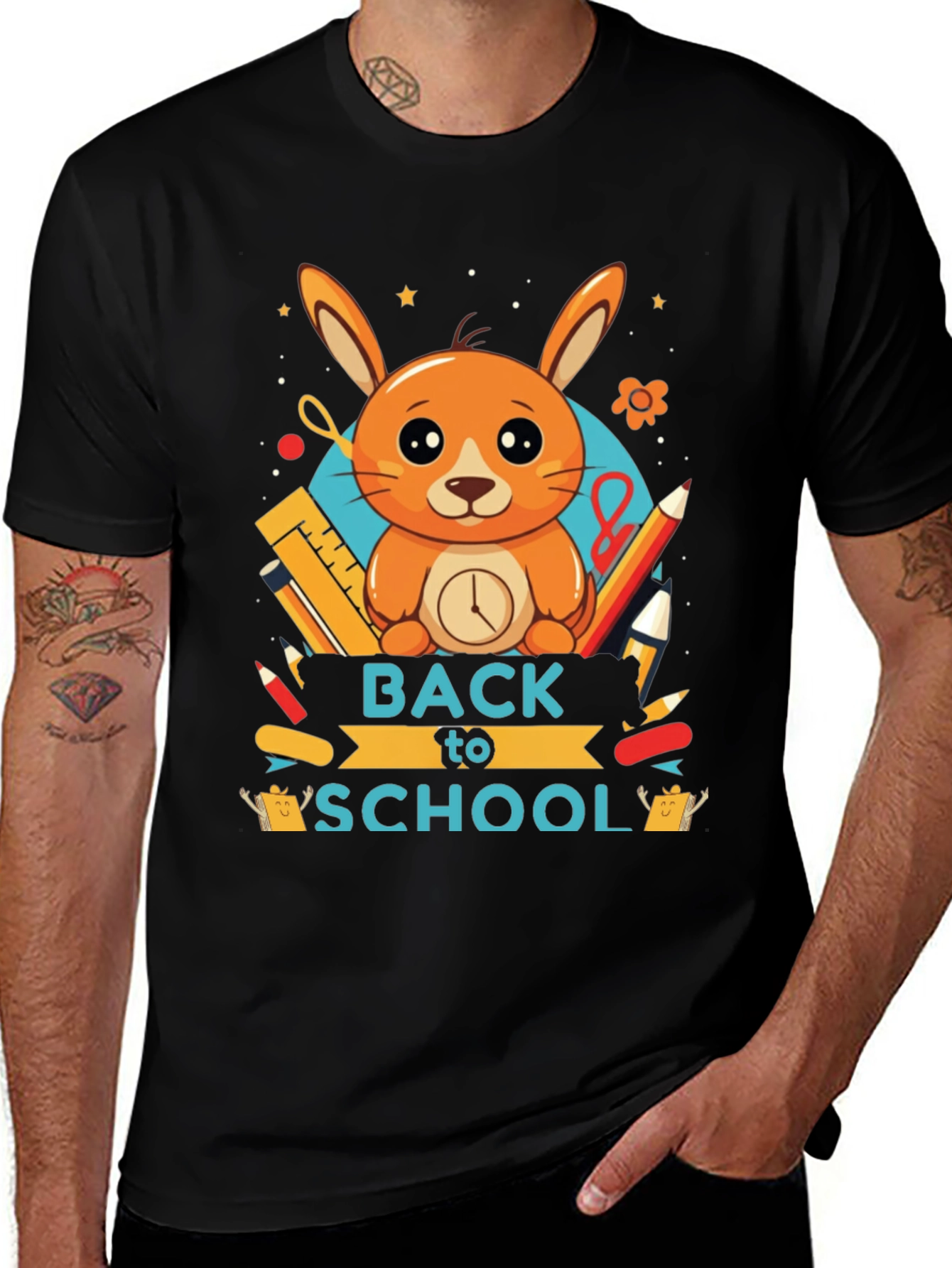 Back to School Rabbit T-Shirt