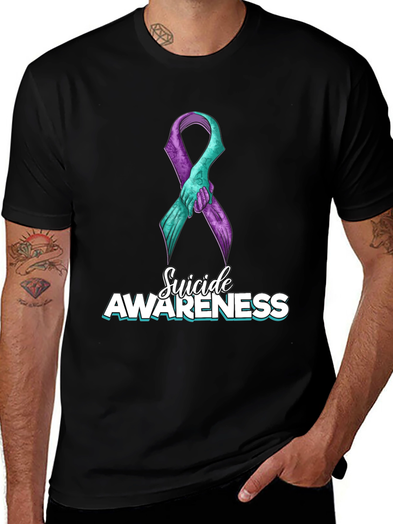 Variant 24 of Suicide Awareness Ribbon T-Shirt