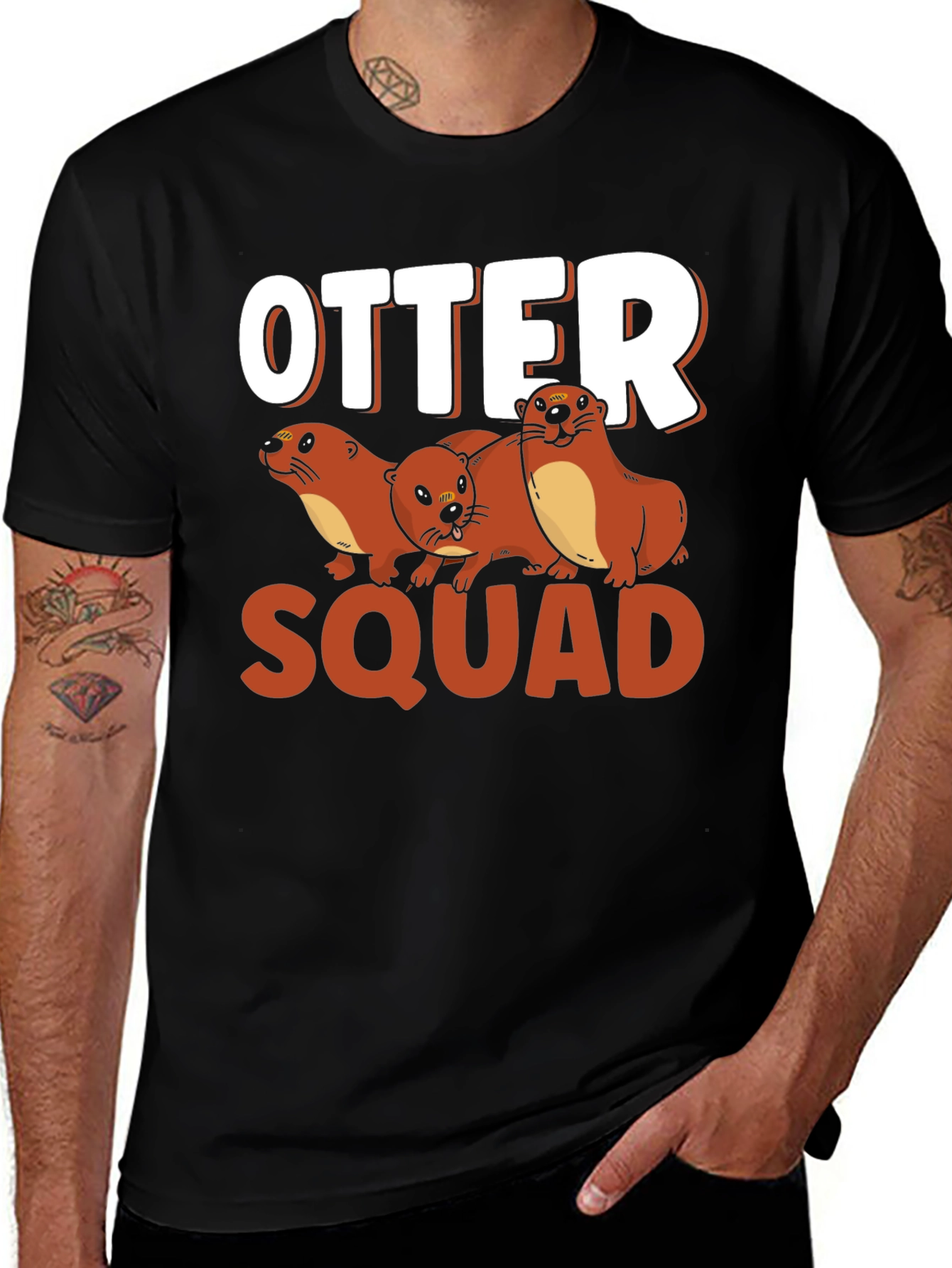 Variant 5 of Otter Squad T-Shirt - Fun Animal Tee