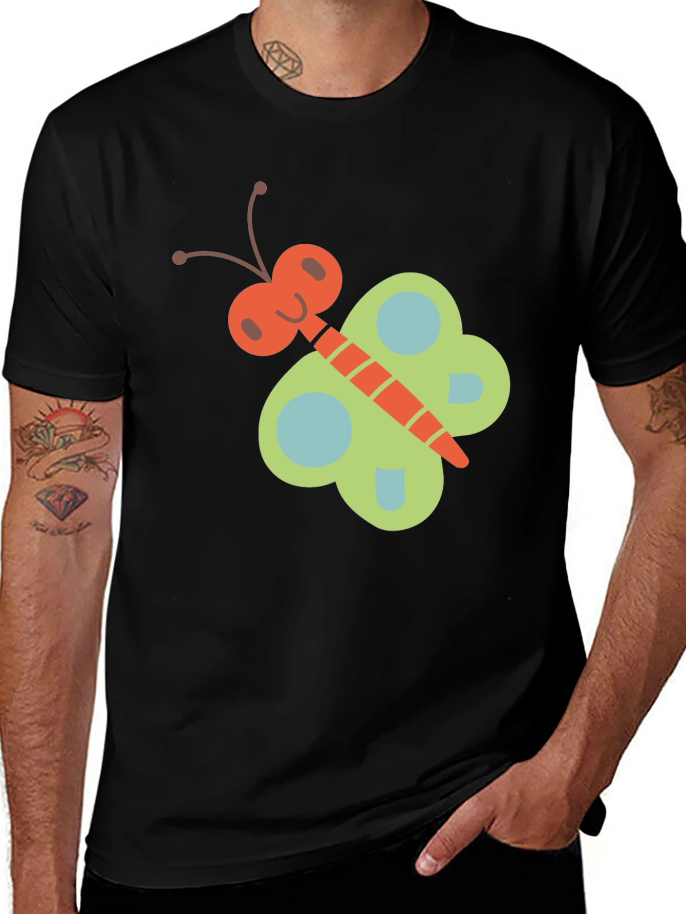 Variant 2 of Butterfly Graphic Tee - Fun & Stylish