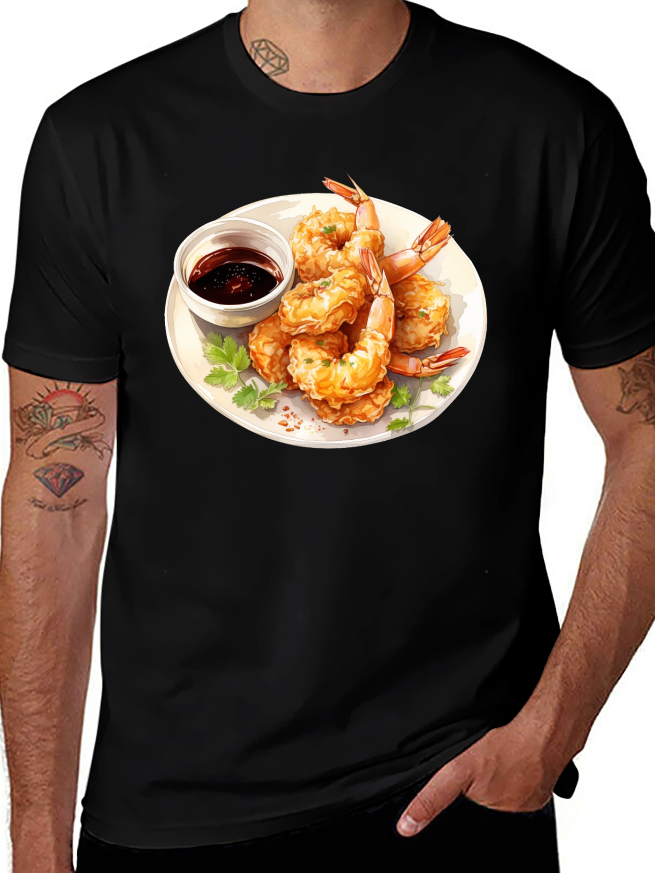 Shrimp Tempura T-Shirt: Delicious Design