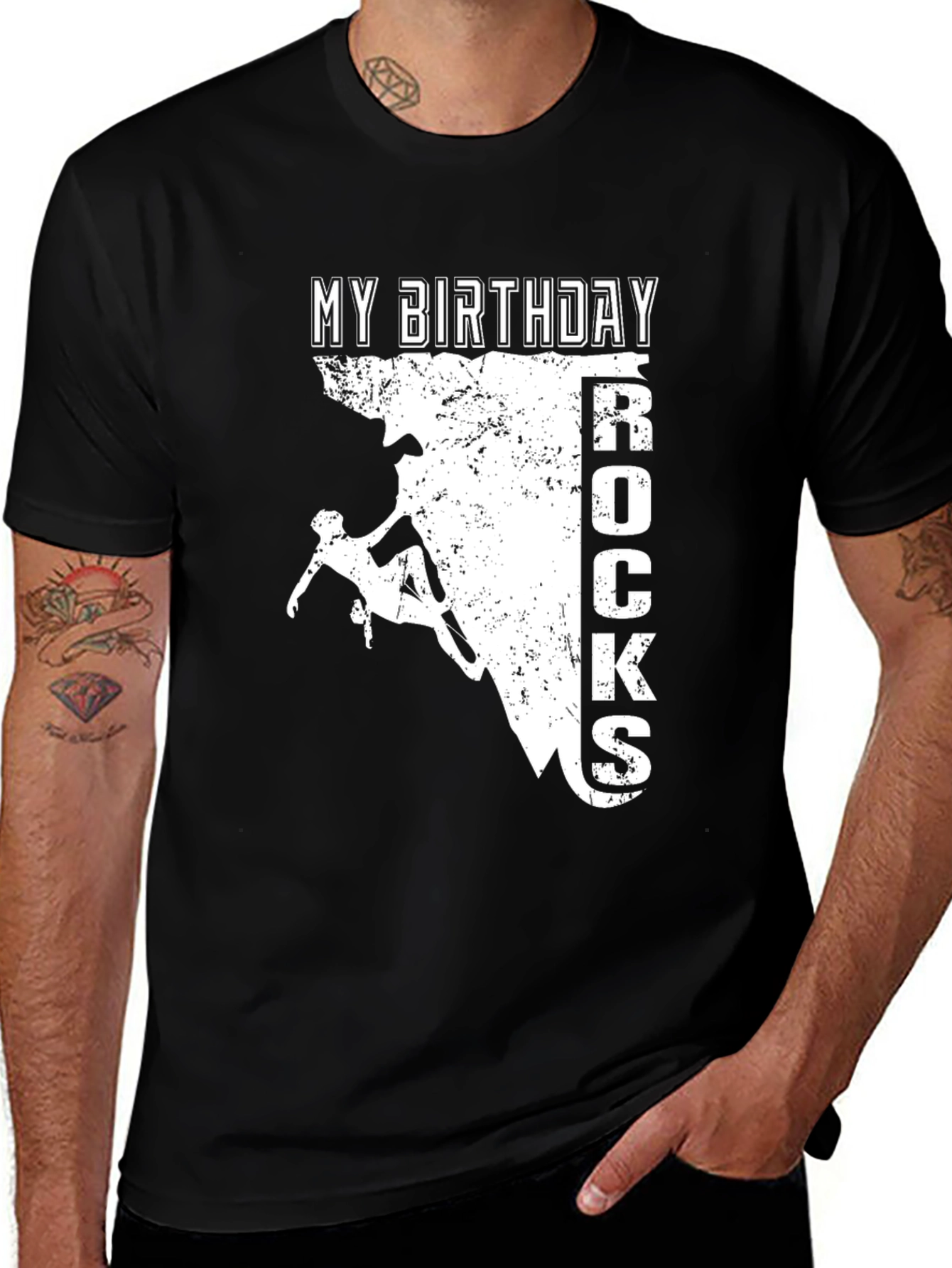 My Birthday Rocks Climbing T-Shirt