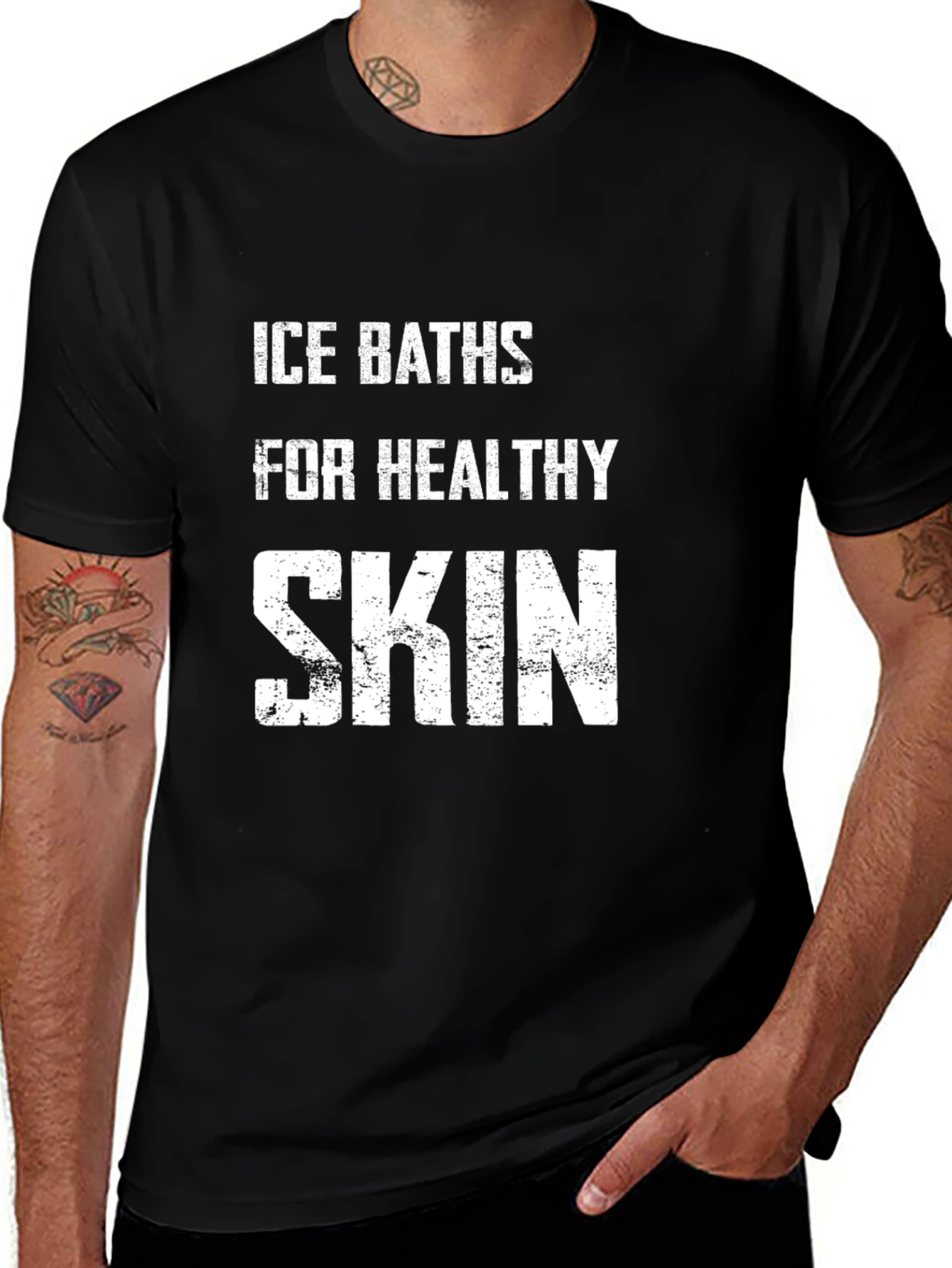 Variant 25 of Ice Baths For Healthy Skin Graphic T-Shirt