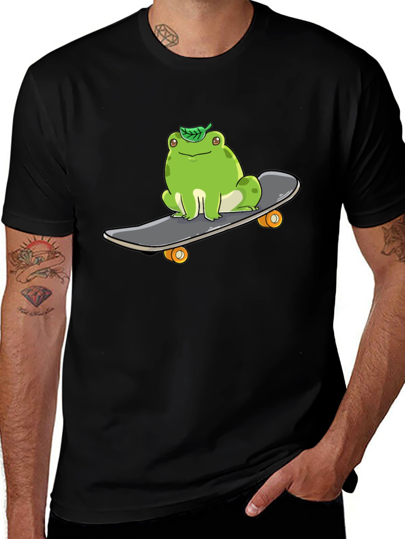 Variant 14 of Frog on Skateboard Graphic T-Shirt